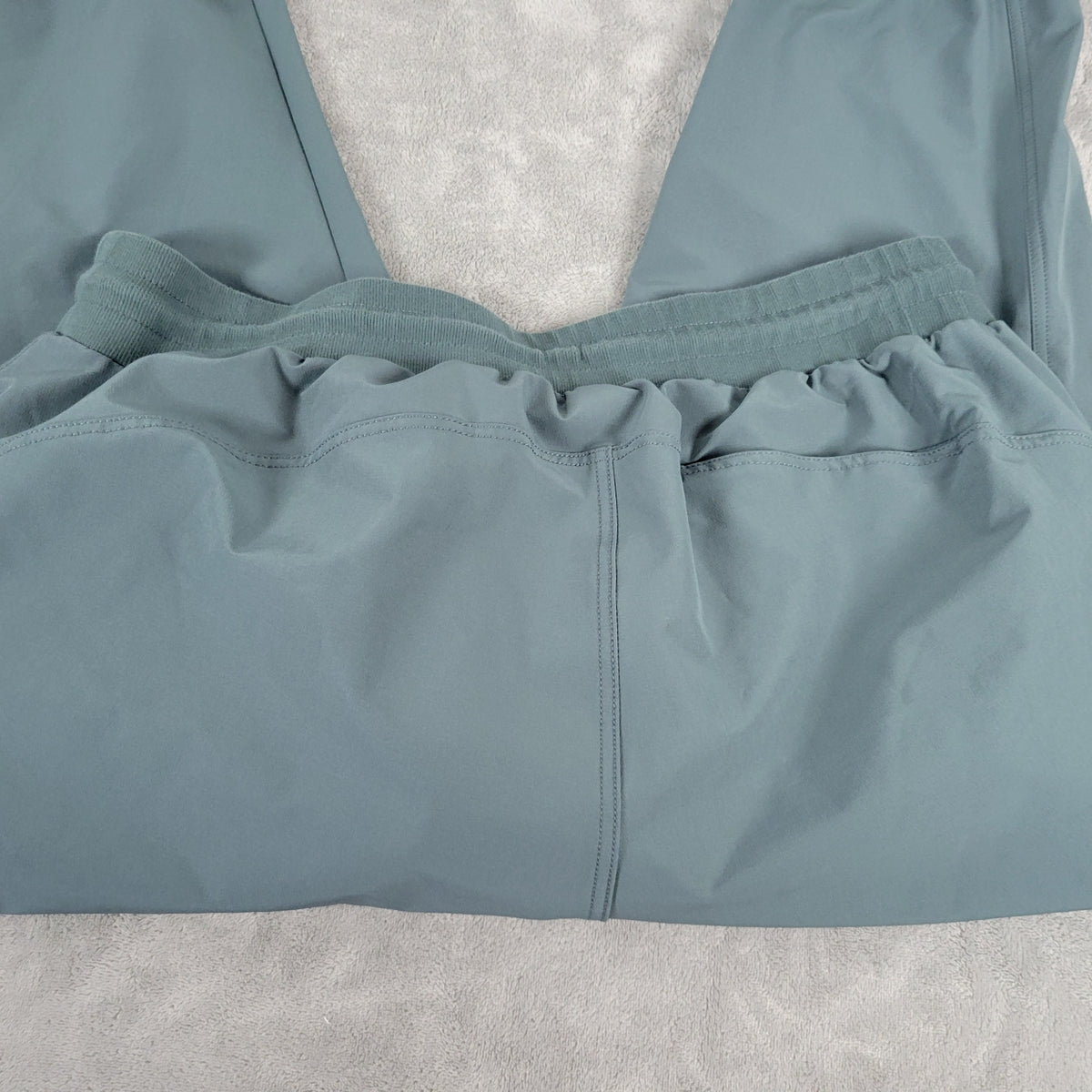 Old Navy Green Water Repellent Joggers Women 2X Plus Buttery Soft Tapered GRE36E
