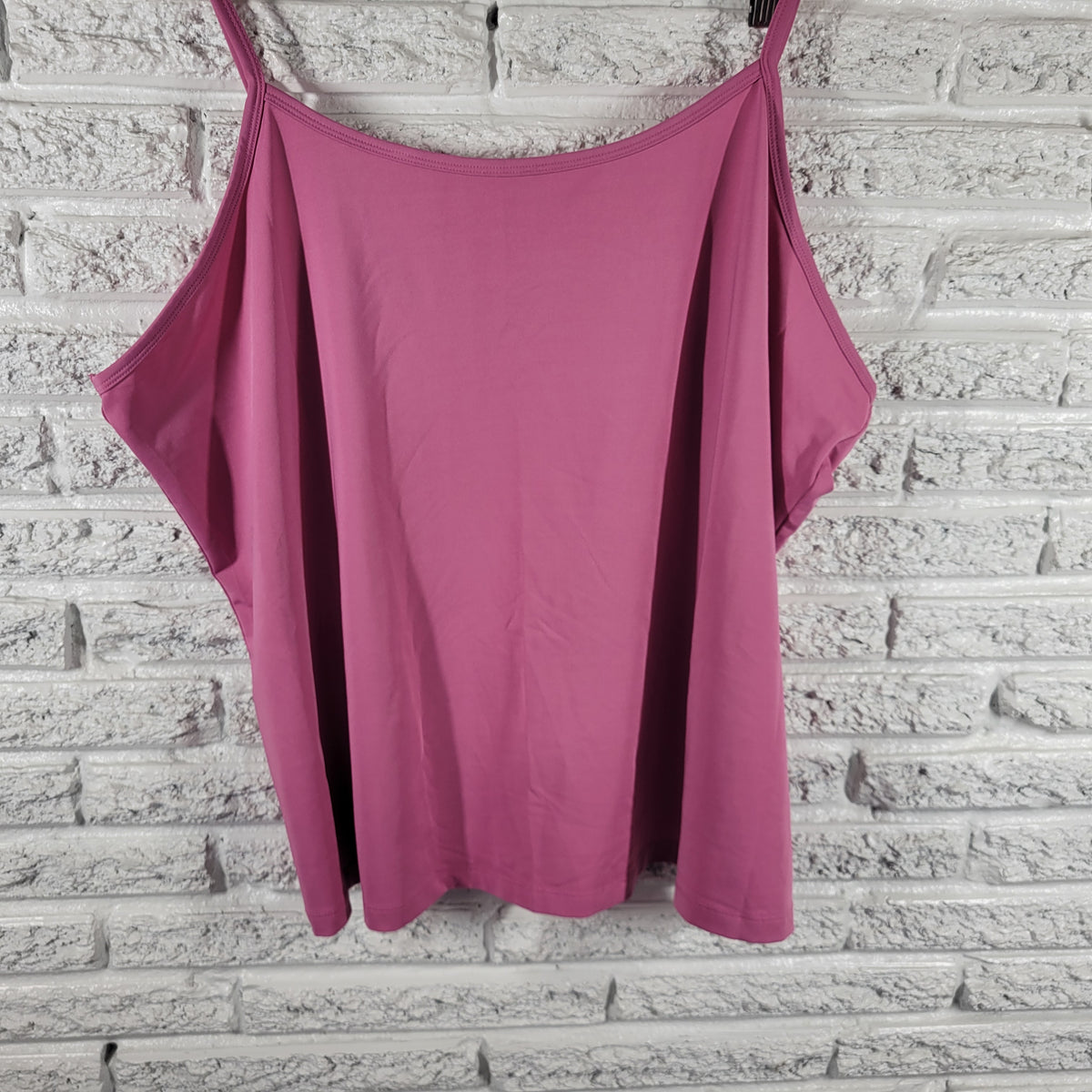 Studio 1940 Camisole Pink Top Plus Size Adjustable Spaghetti Strap Stretch PIN41E