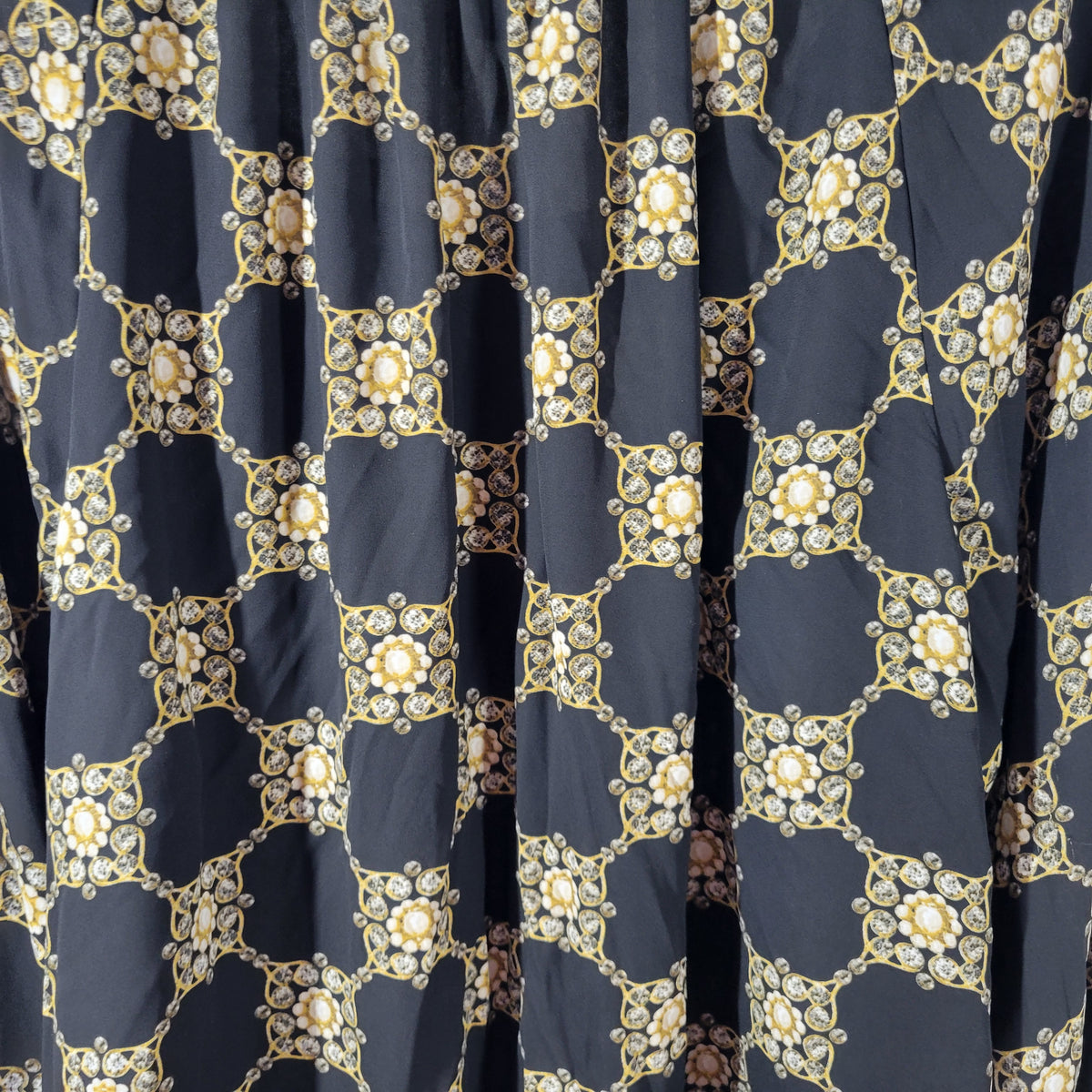 Alfani Womens 22W Black Gold Geometric Studded Rhinestone Long Sleeve GEO157XE