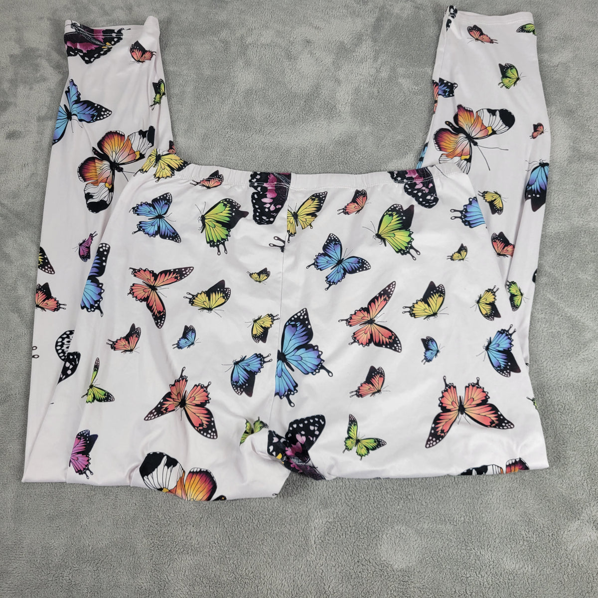 Fashion Nova Pajama Pants Womens 2X Plus Multicolor Butterfly Loungewear Sleep B28E
