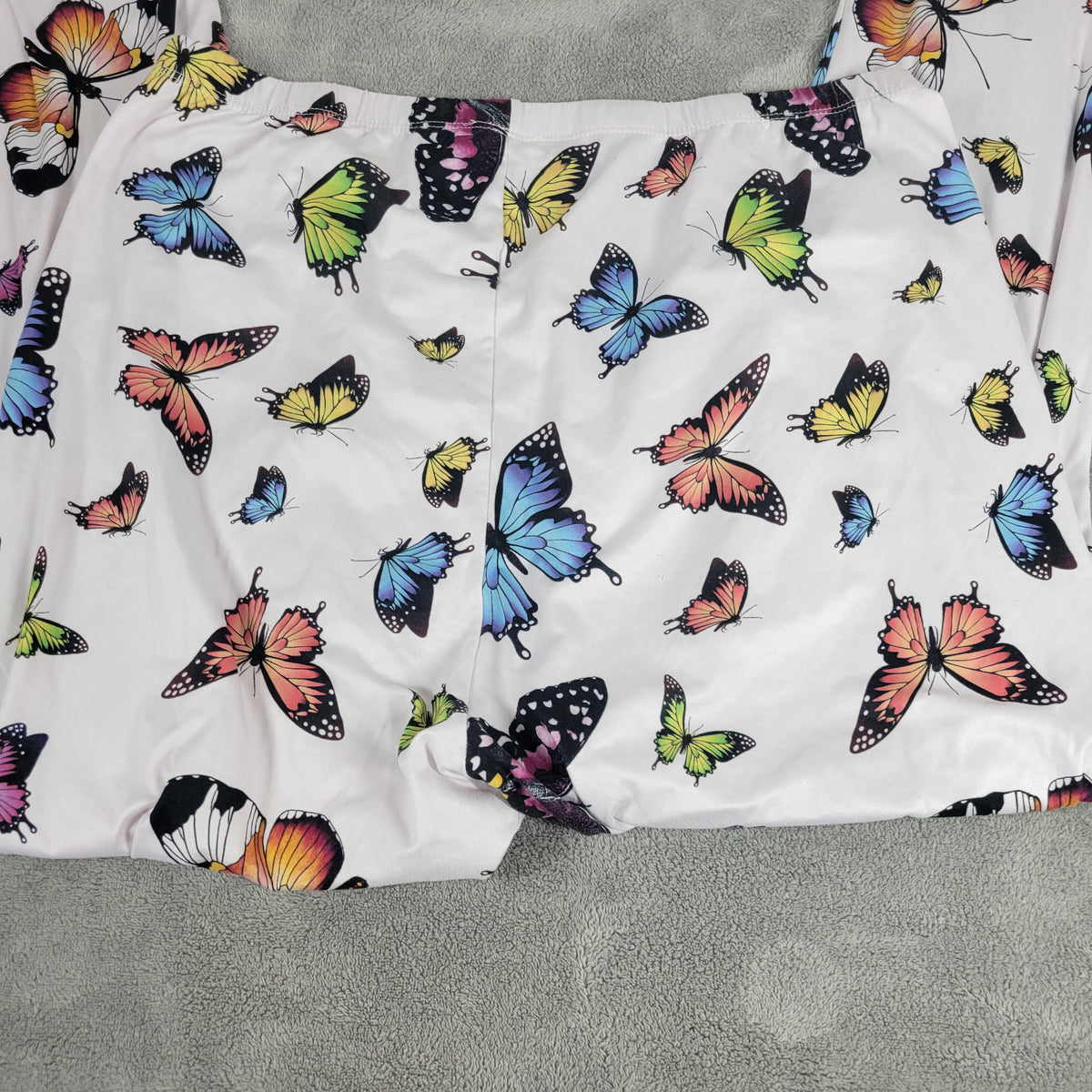 Fashion Nova Pajama Pants Womens 2X Plus Multicolor Butterfly Loungewear Sleep B28E