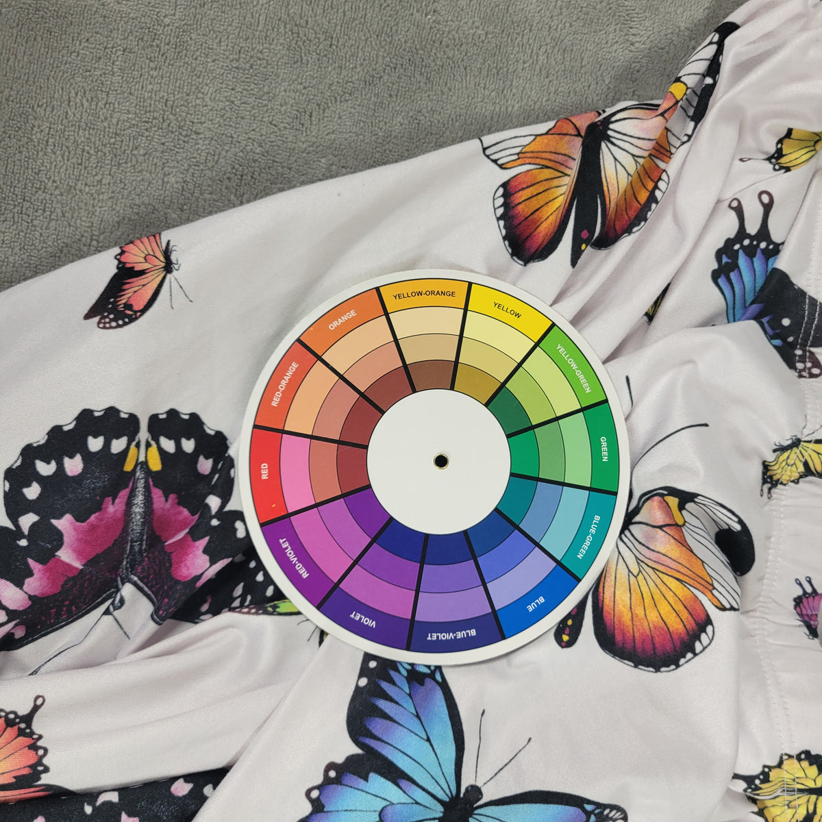 Fashion Nova Pajama Pants Womens 2X Plus Multicolor Butterfly Loungewear Sleep B28E