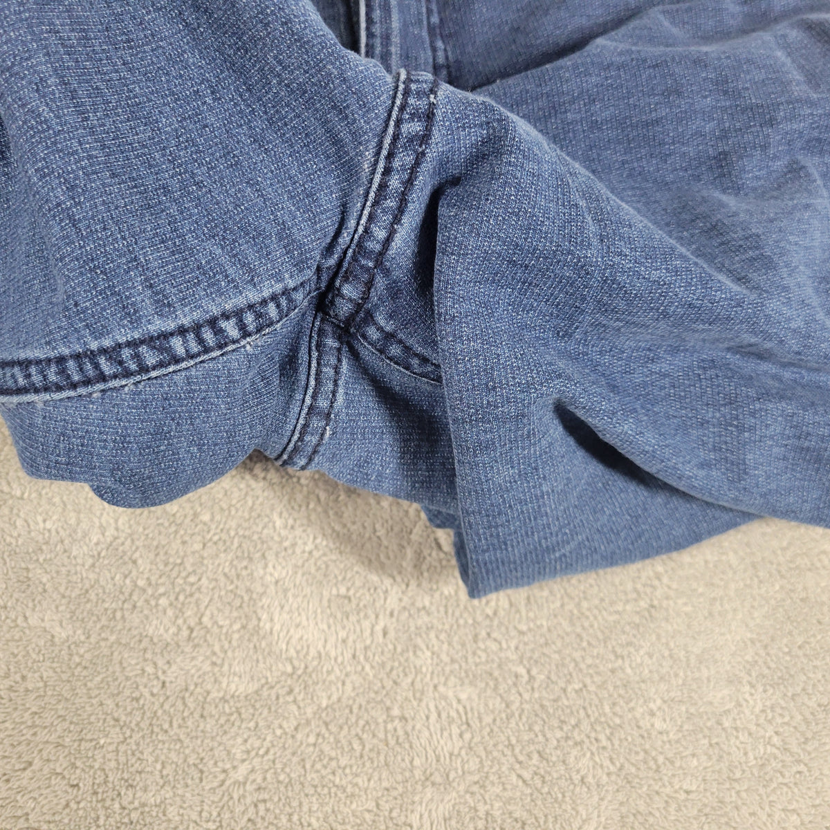 Denim & Co Jeans Womens 22WP Petite Plus Dark Wash Straight Leg Stretch Blue SL27E