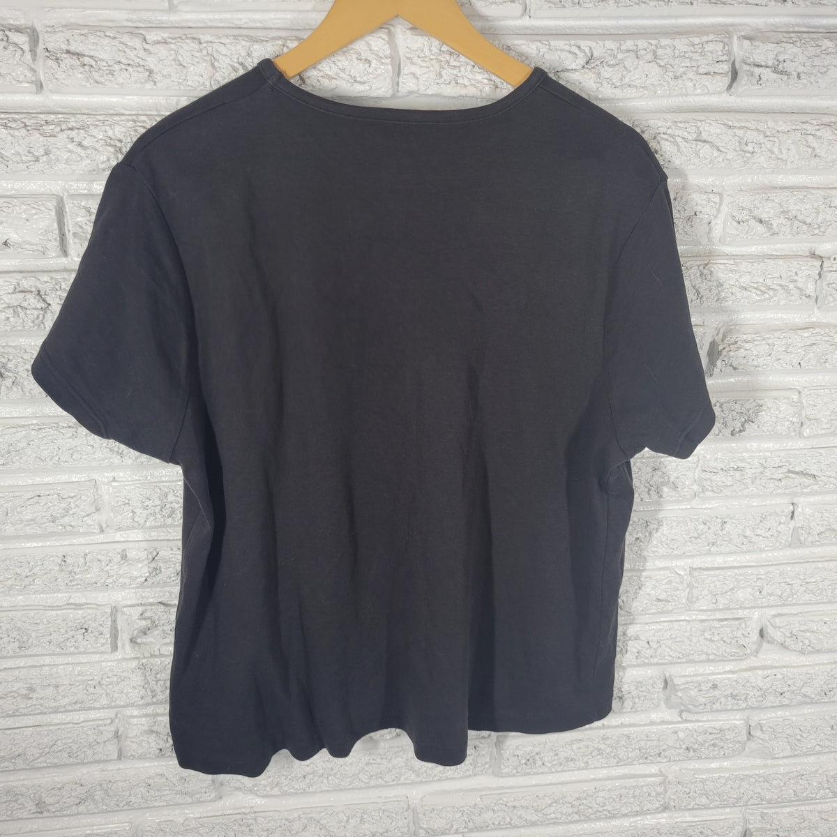 Palm Grove Womens XL Black Pineapple Rhinestone T Shirt Cotton Travel Tee Top BLA4E