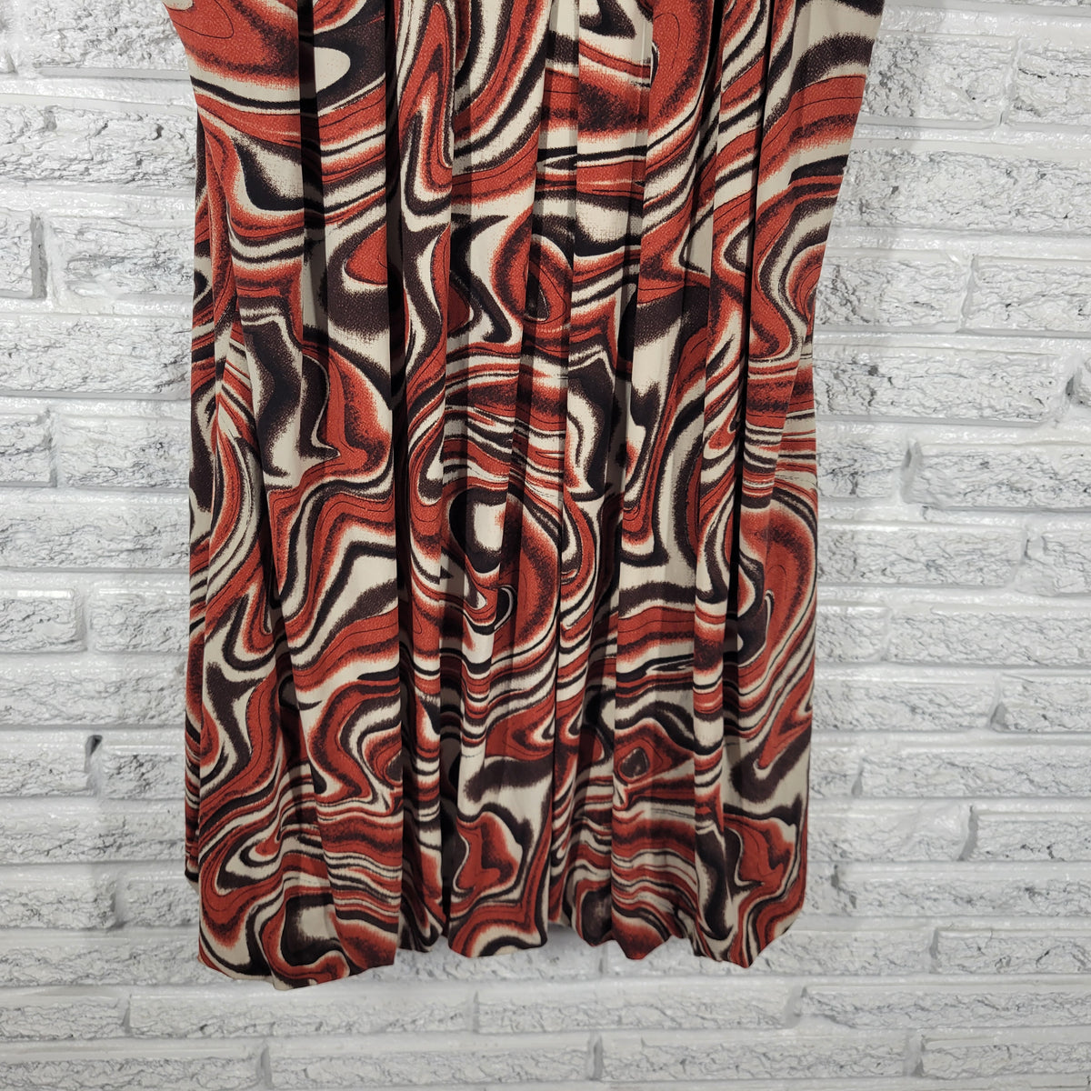Ashley Stewart 2X Dress Plus Size Watercolor Slip Bubble Hem Sleeveless Mini WAT67E