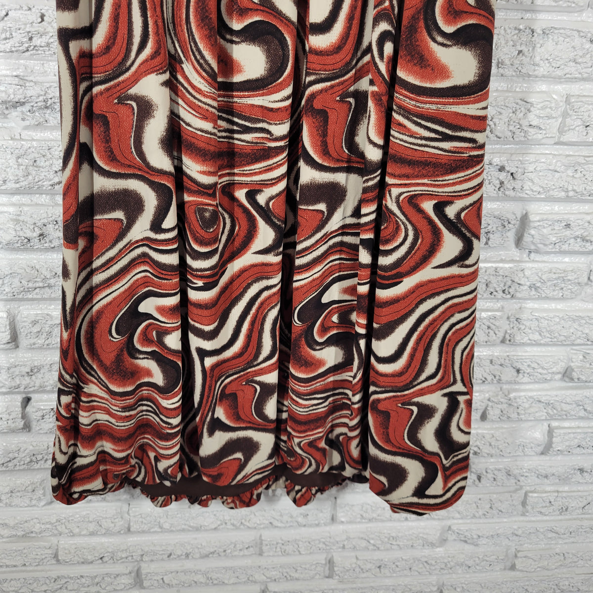 Ashley Stewart 2X Dress Plus Size Watercolor Slip Bubble Hem Sleeveless Mini WAT67E