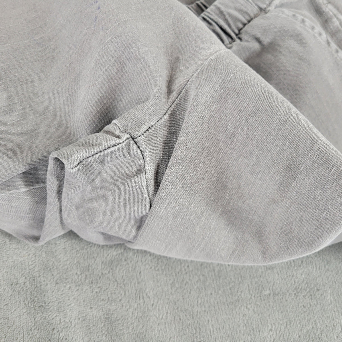Woman Within Womens 26W Gray Capri Pants Pull On Elastic Waist Stretch Pockets CAP18E
