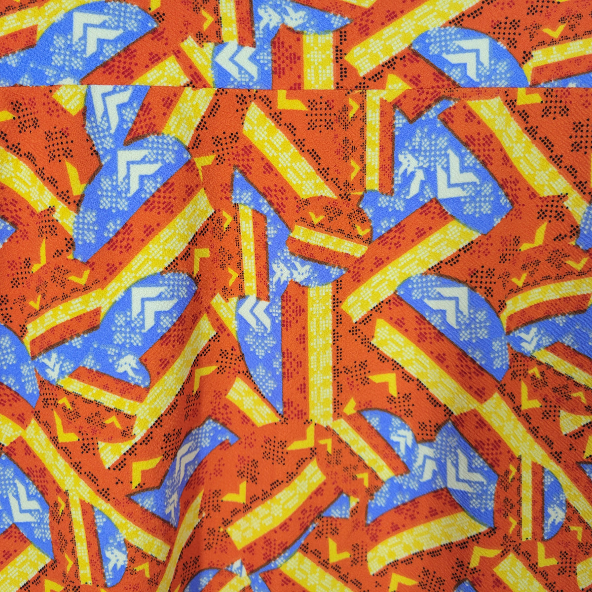 LuLaRoe Women XL Pencil Skirt Geometric Knit Multicolor Pull On Stretch Casual GEO299E