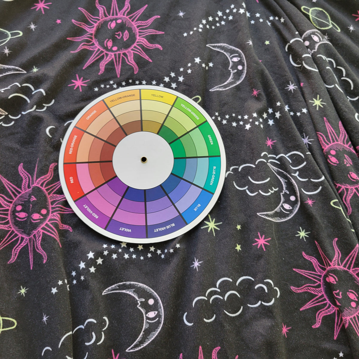 Joyspun Sleep Shirt Womens 2X 3X Celestial Celestial Sun Moon Pockets Nightgown NOV101E