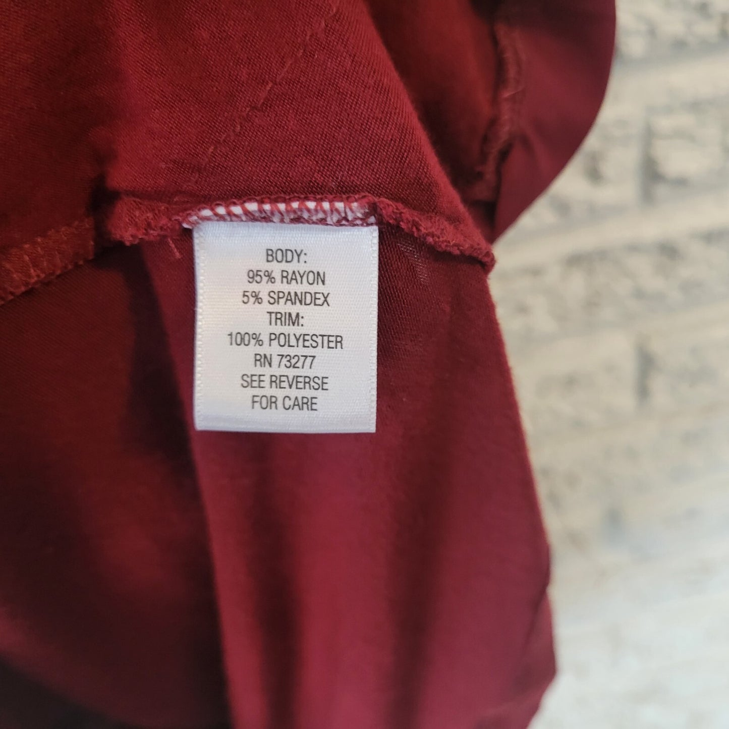 Apt 9 Womens Top 1X Plus Tank Rust Red Tiered Lightweight Rayon Office Casual