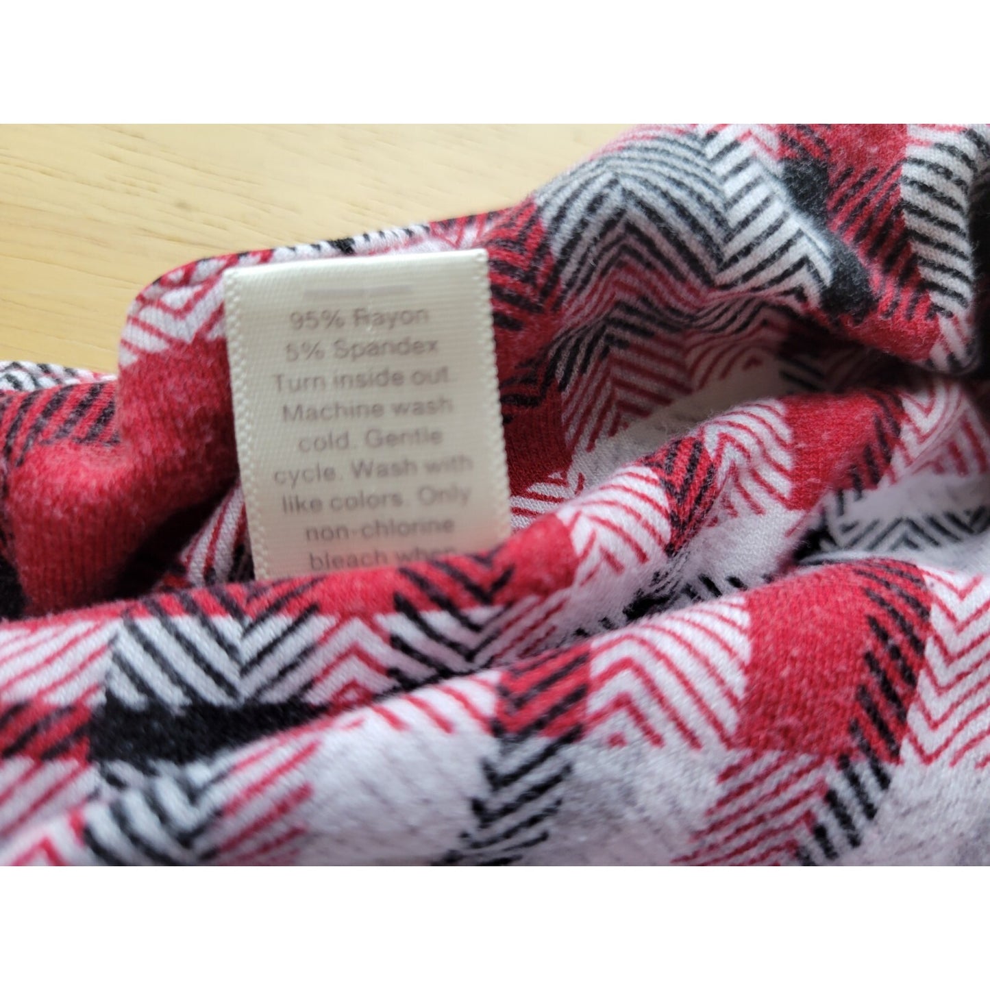 Cato Est 1946 Womens Top 2X Plus Pajama 3/4 Sleeve Red Plaid Pocket Loungewear