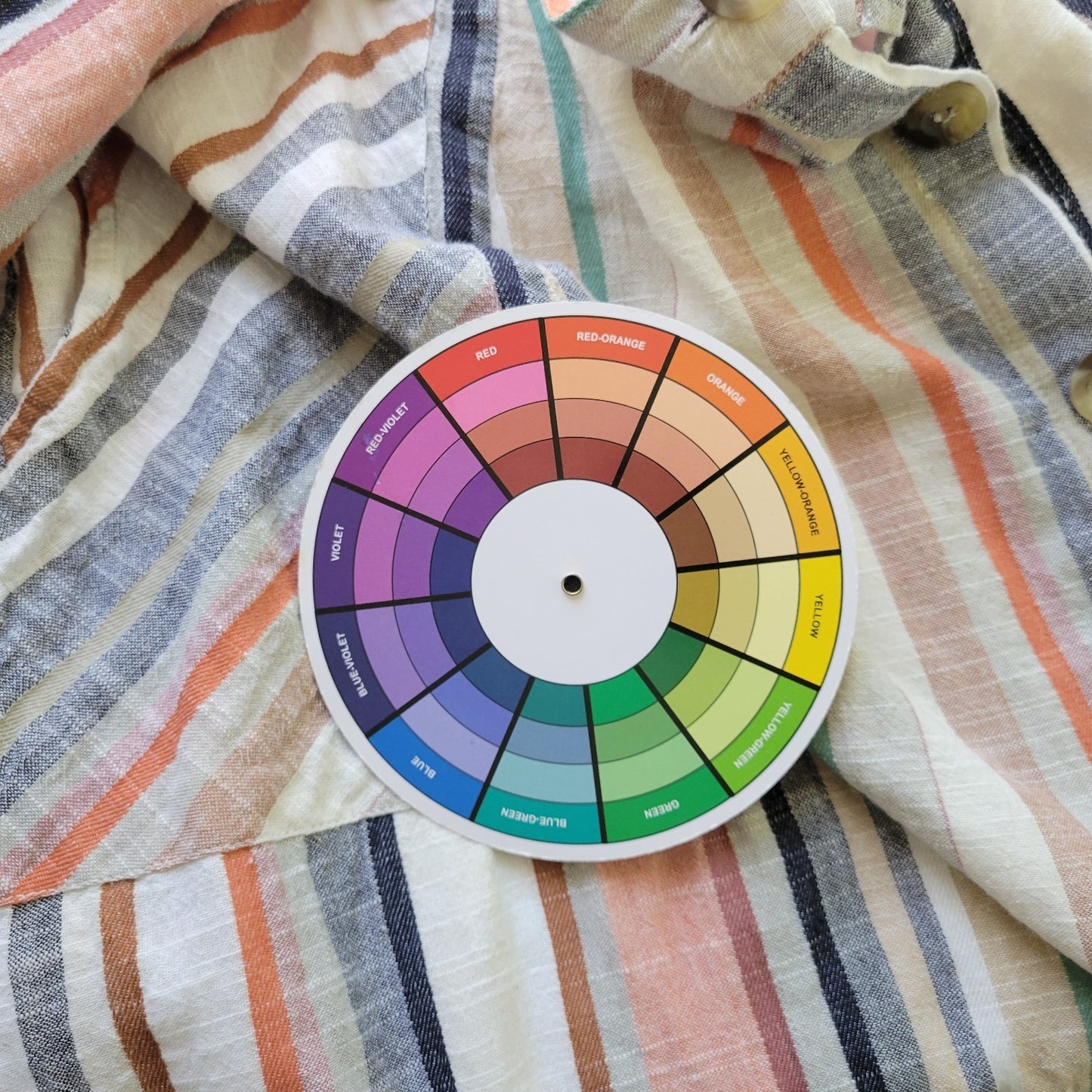 Mlle Gabrielle Womens Skirt 3X Plus Midi Pencil Brown Stripe Button Lightweight