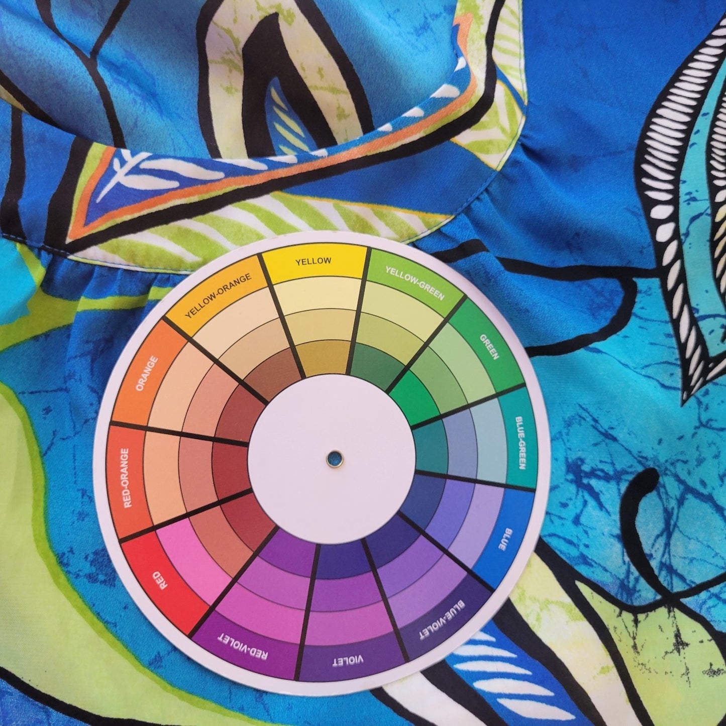 Chicos Womens Top 3 Standard XL 3/4 Sleeve Blue Floral Casual Elastic Waist