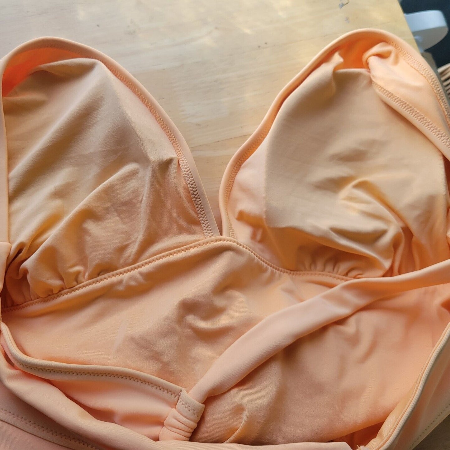 Old Navy Womens Swimsuit Extra Large One Piece Orange Criss Cross Bra Pads Lined