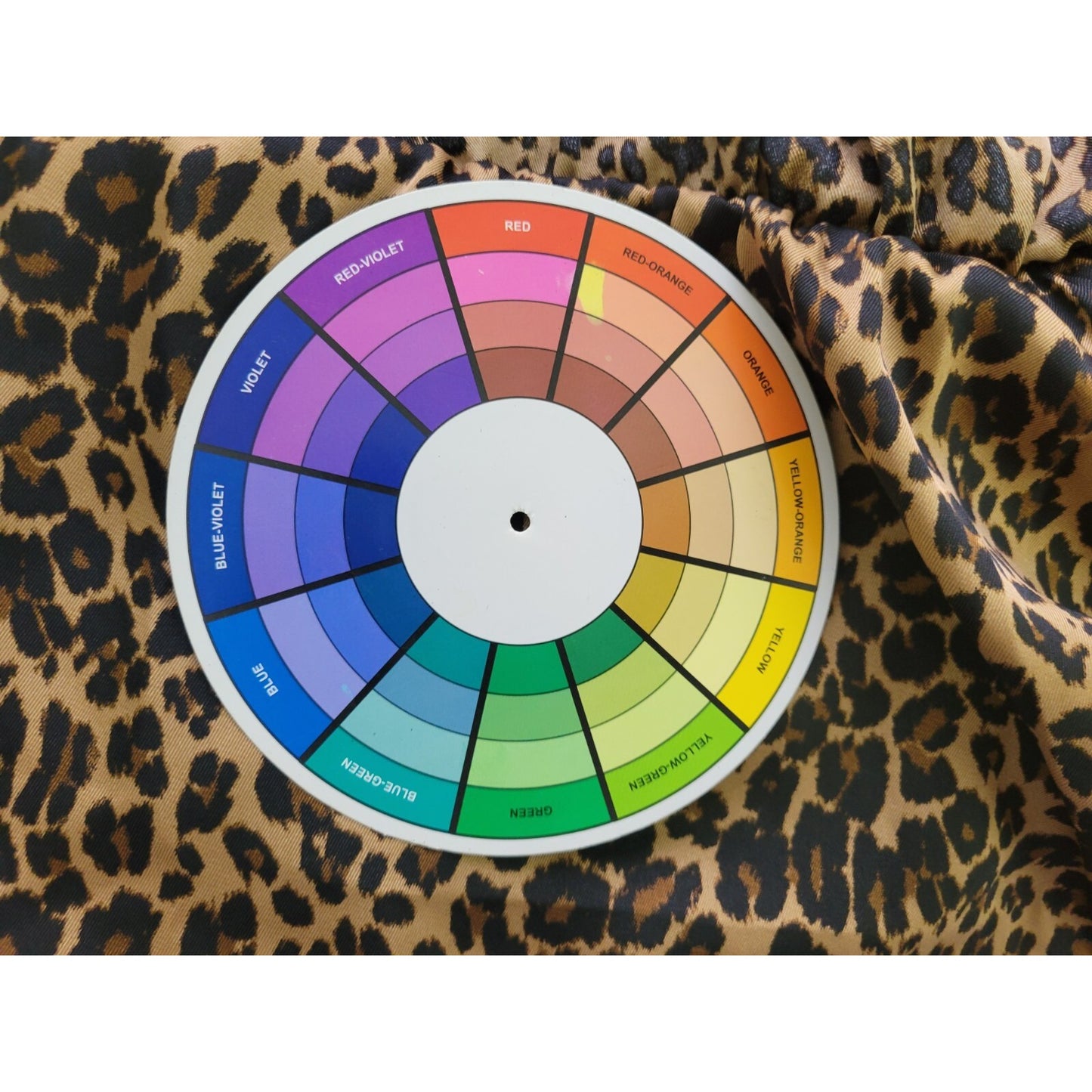 Lane Bryant Womens Top 20 Plus Long Sleeve Polyester Brown Animal Print Sash