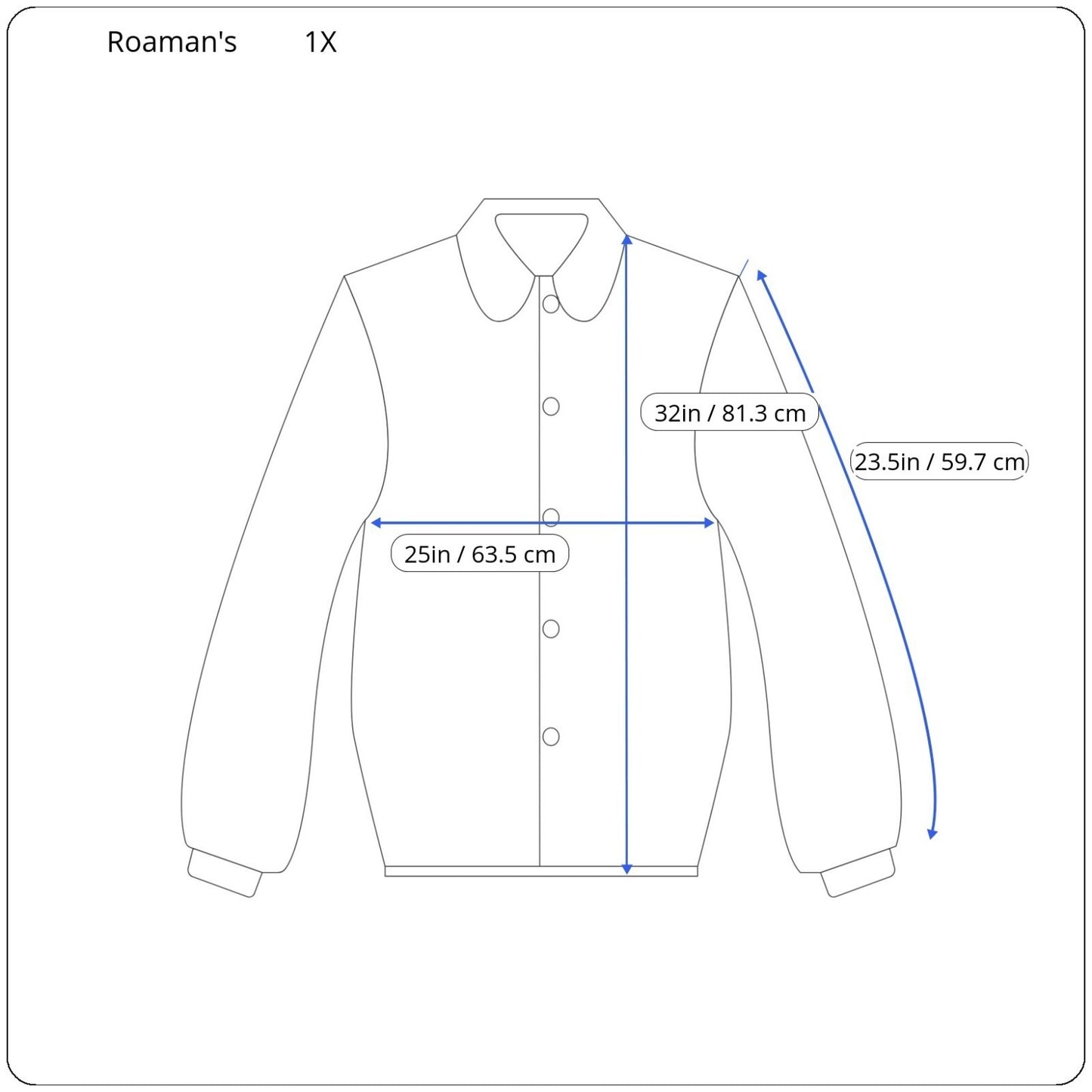 Roamans Womens Shirt 1X Plus Collar Button Up Brown Stripe Cotton Blend Career