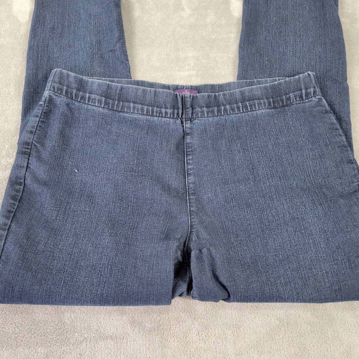 NYDJ Not Your Daughters Womens Jeans 18 Pull On Legging Tapered Dark Blue Denim