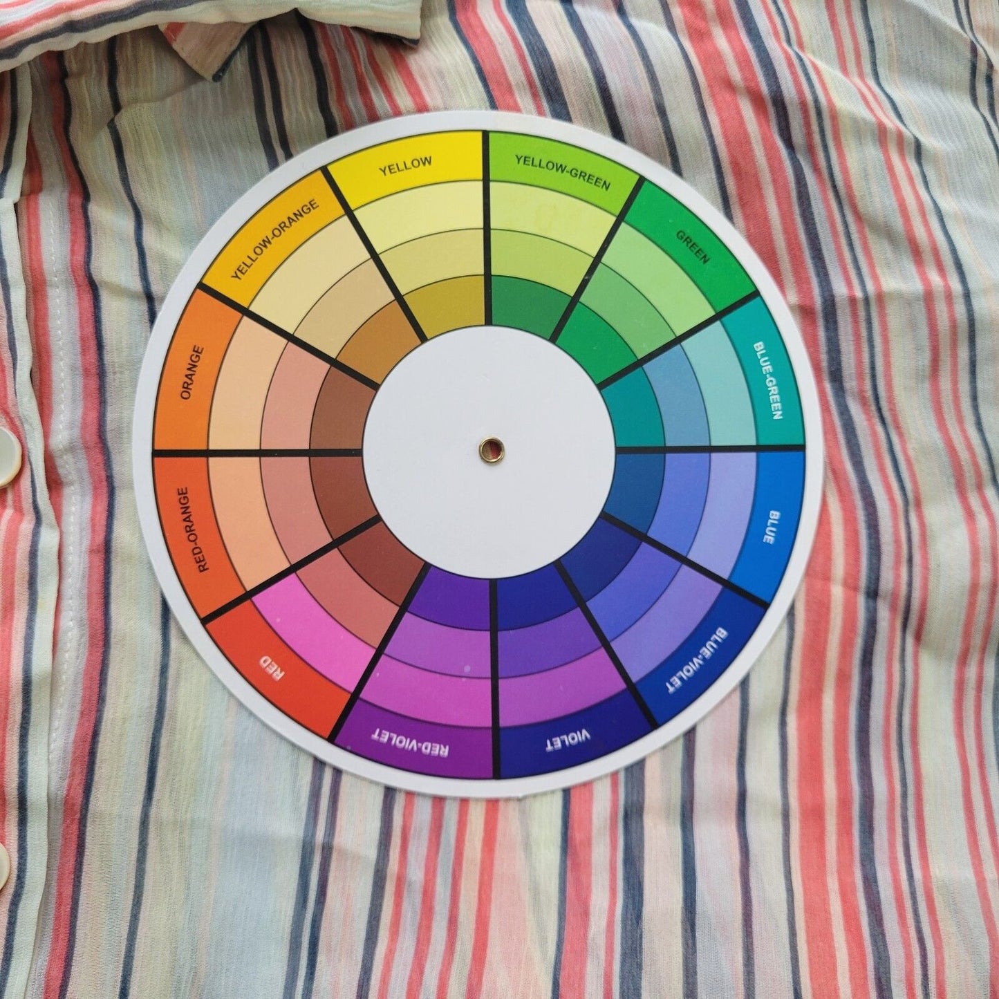 Talbots Womens Top 18W Long Sleeve Pink Stripe Silk Sheer Lightweight Button Up