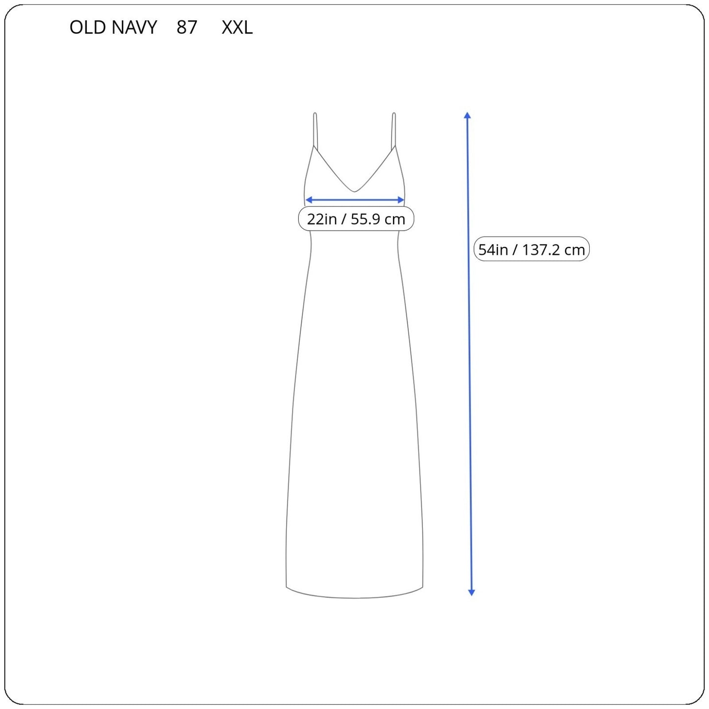 Old Navy Womens Dress XXL Plus Slip Midi Spaghetti Strap Brown Watercolor Casual