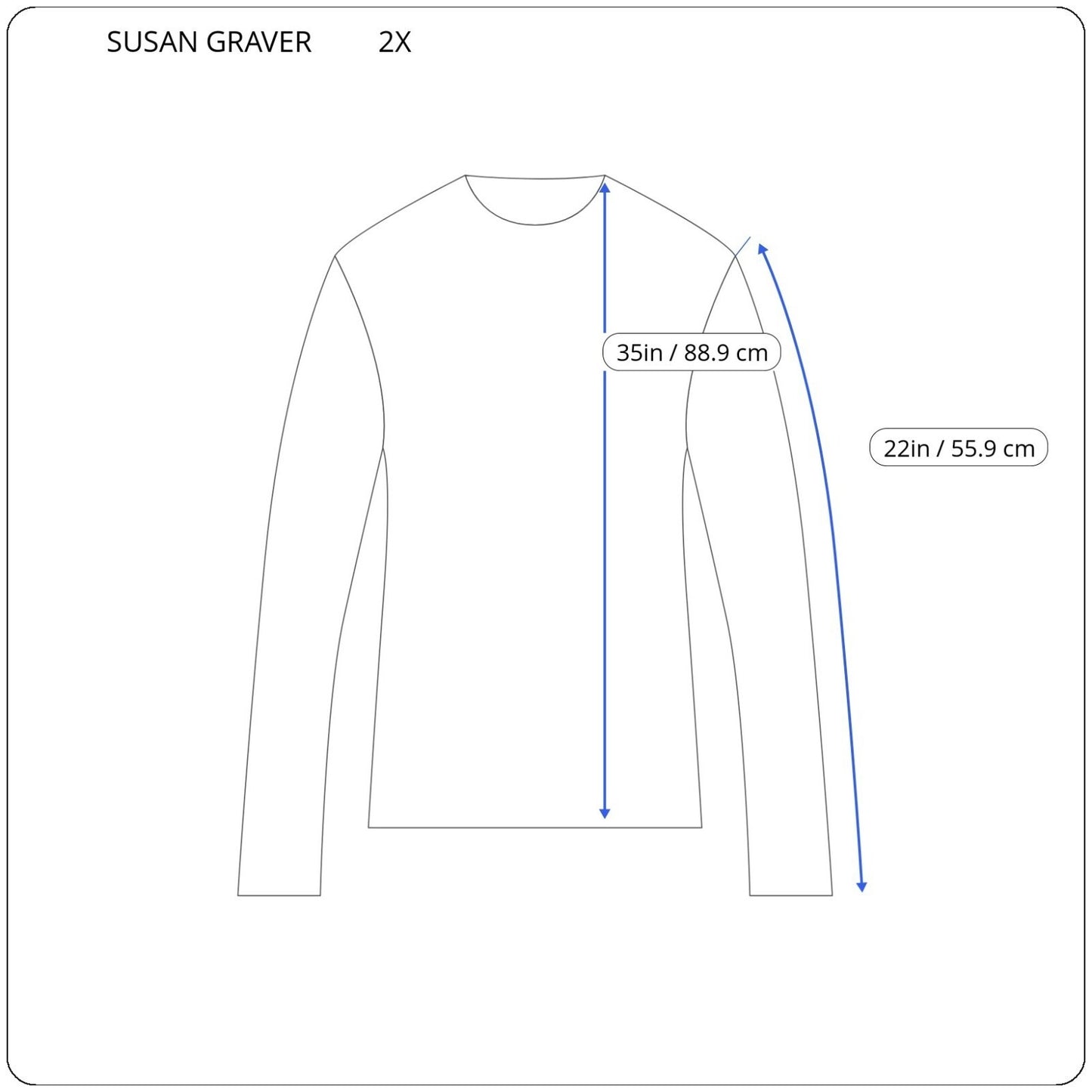 Susan Graver QVC Women Sweater 2X Plus Cardigan Open Blue Cuff Sleeve Grommets