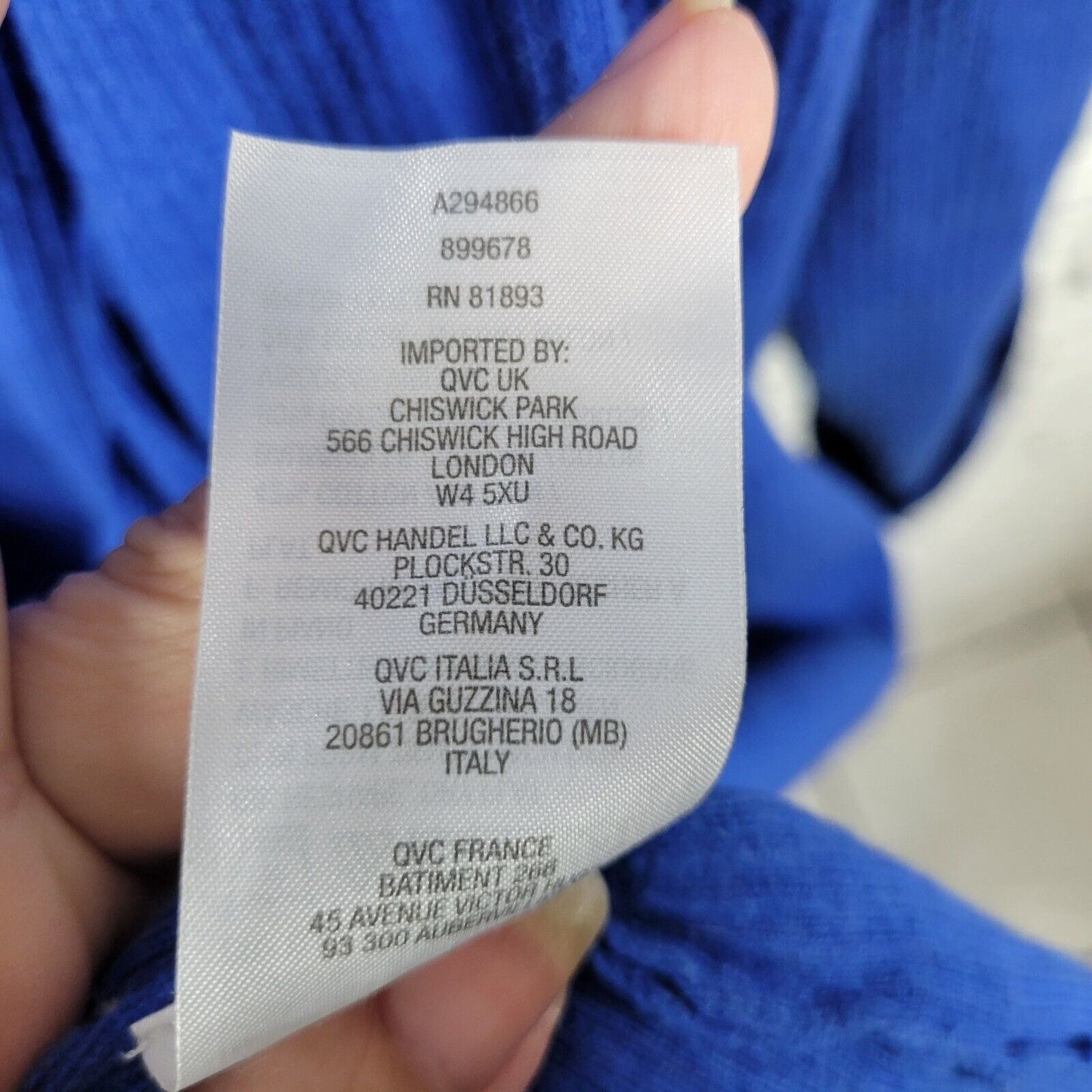 Susan Graver QVC Women Sweater 2X Plus Cardigan Open Blue Cuff Sleeve Grommets