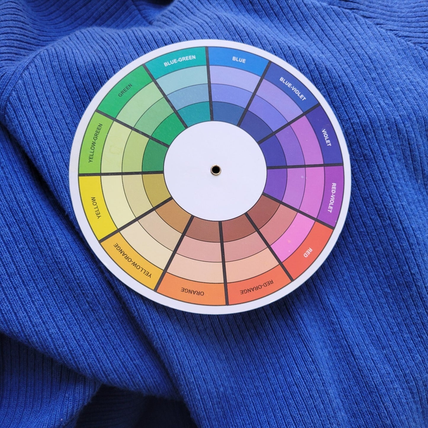 Susan Graver QVC Women Sweater 2X Plus Cardigan Open Blue Cuff Sleeve Grommets