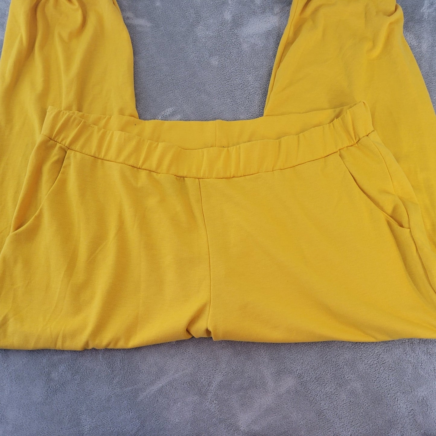 Ashley Stewart Womens Pants 26 28 Plus Pull On Tapered Gold Cuffed Hems Comfy