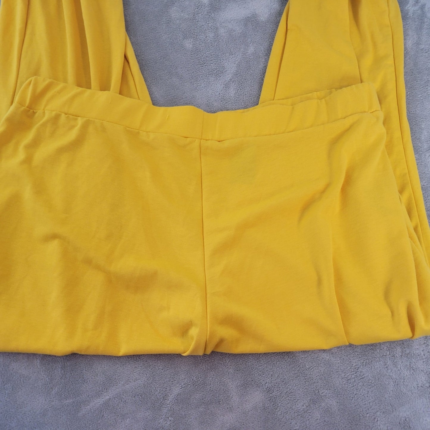 Ashley Stewart Womens Pants 26 28 Plus Pull On Tapered Gold Cuffed Hems Comfy