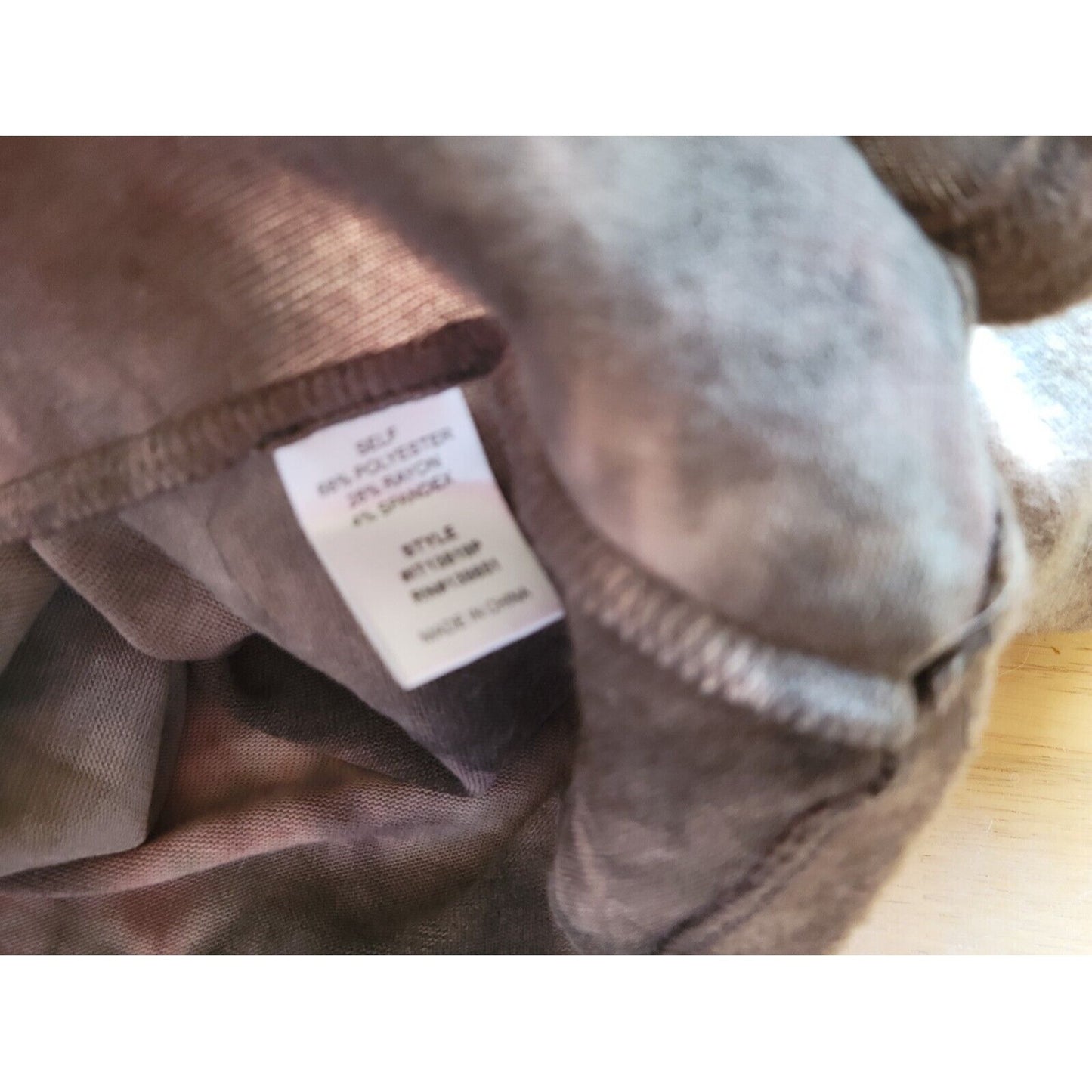 Oddy Womens Sweatshirt 3XL Pullover Criss Cross Cold Shoulder Watercolor Raglan