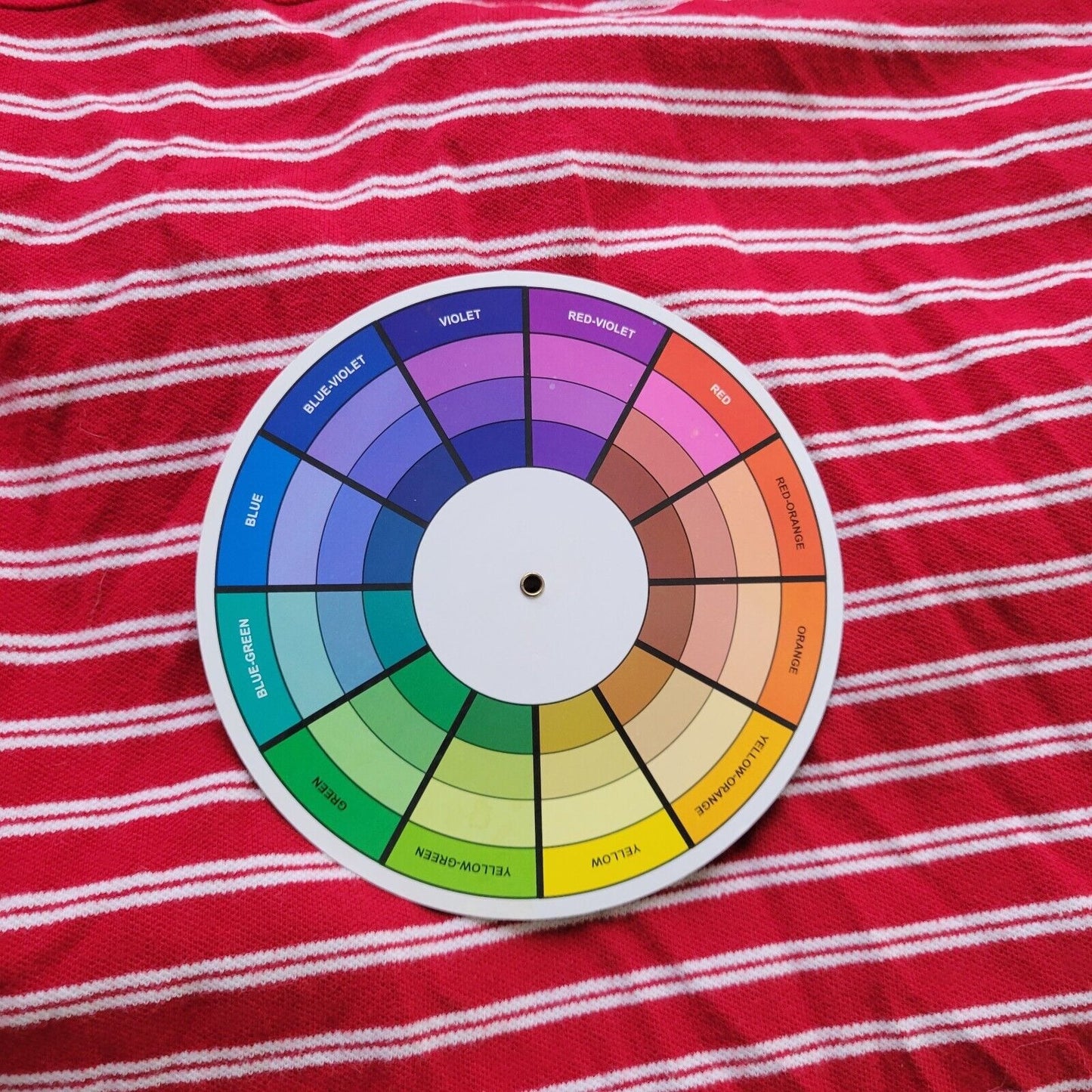 Croft Barrow Womens Top 2X Plus 3/4 Cuff Sleeve Red White Stripe Comfy Casual