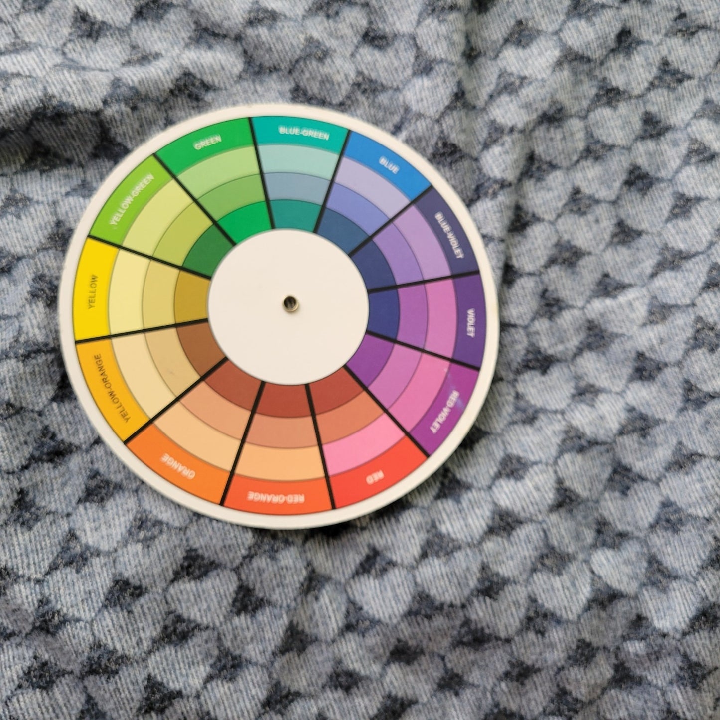 Lauren Conrad Womens XL Blue Hearts Bell Sleeve Top Blouse BLU232E