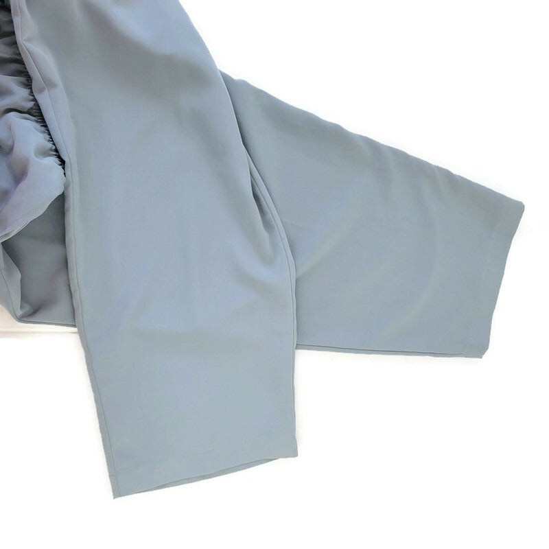 Coldwater Creek Womens Pants Extra Large Straight Leg Pull On Comfy Gray Blue