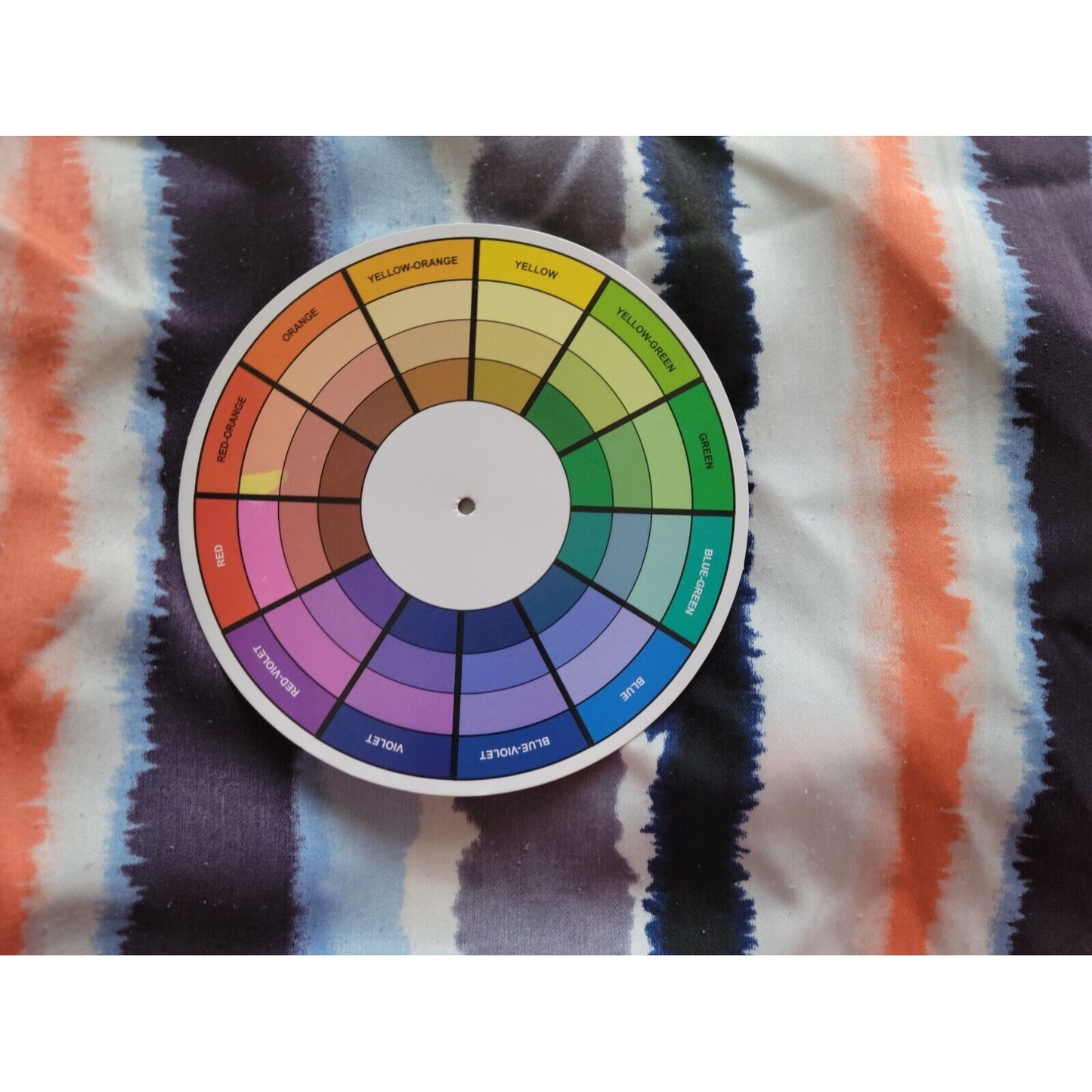 Worthington Womens Top 1X Plus Lightweight Keyhole Back Blue Watercolor Career