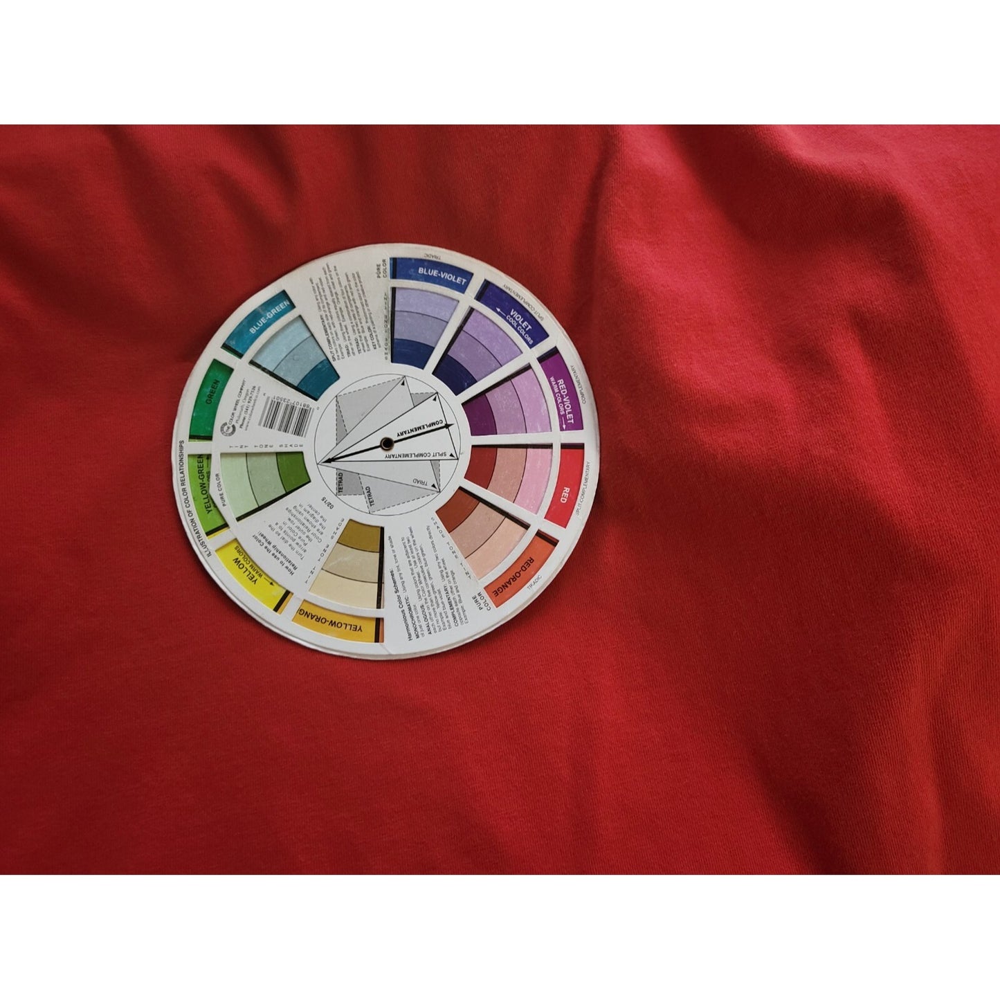 Catherines Womens Top 2X 22W 24W Plus 3/4 Sleeve Crochet Pullover Red Stretchy