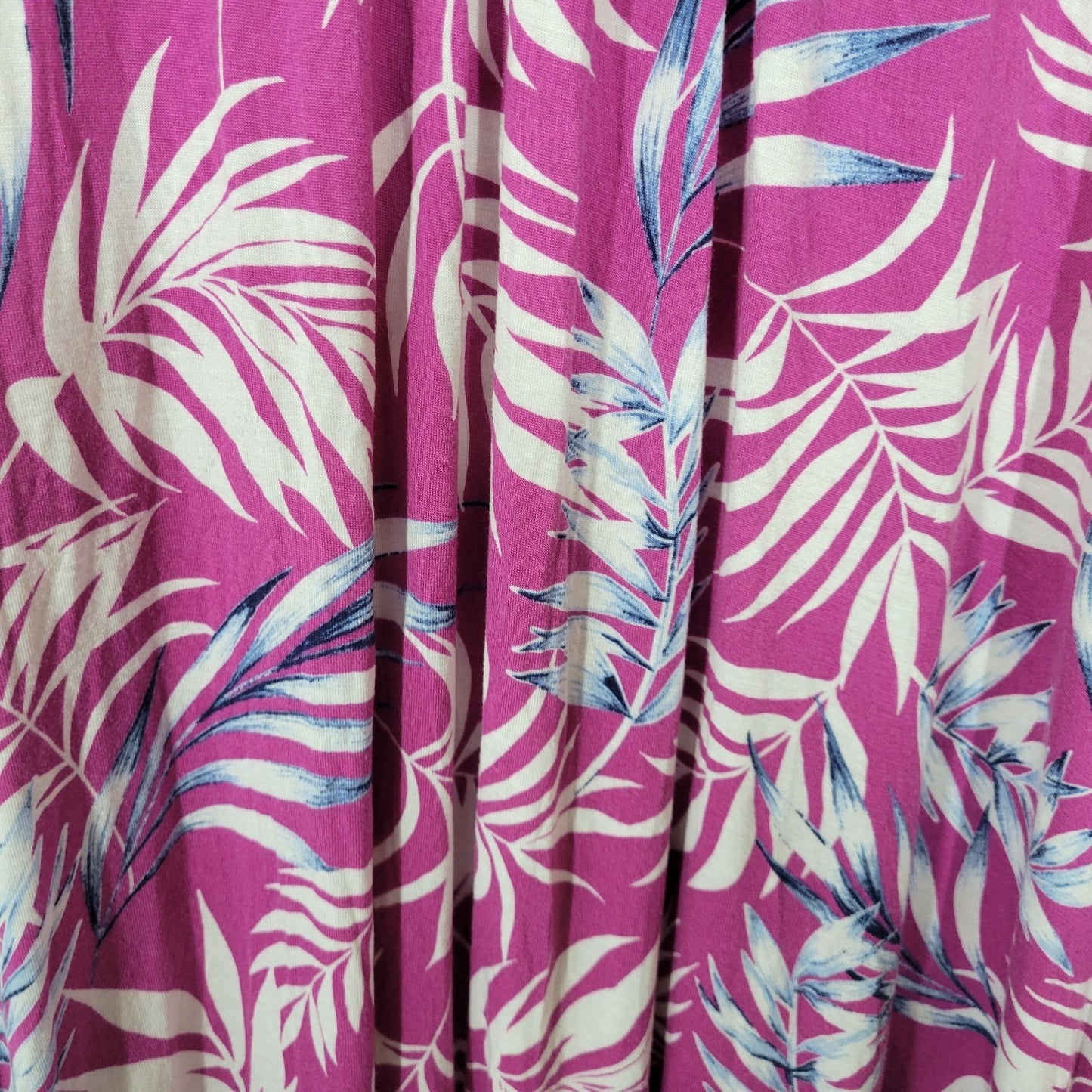 Joyspun Womens Dress 4X 26W 28W Plus Sleeveless Purple Floral Lounge Comfy