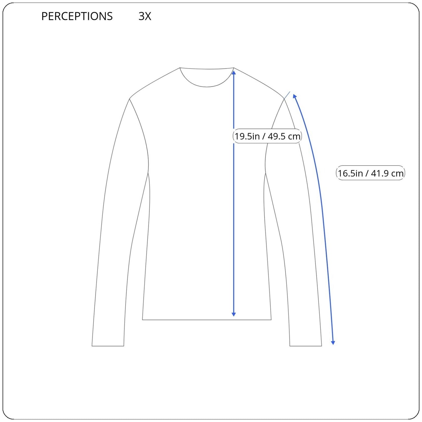 Perceptions Womens Top 3X Plus Crop Long Sleeve Open Shrug Blue Casual Stretchy