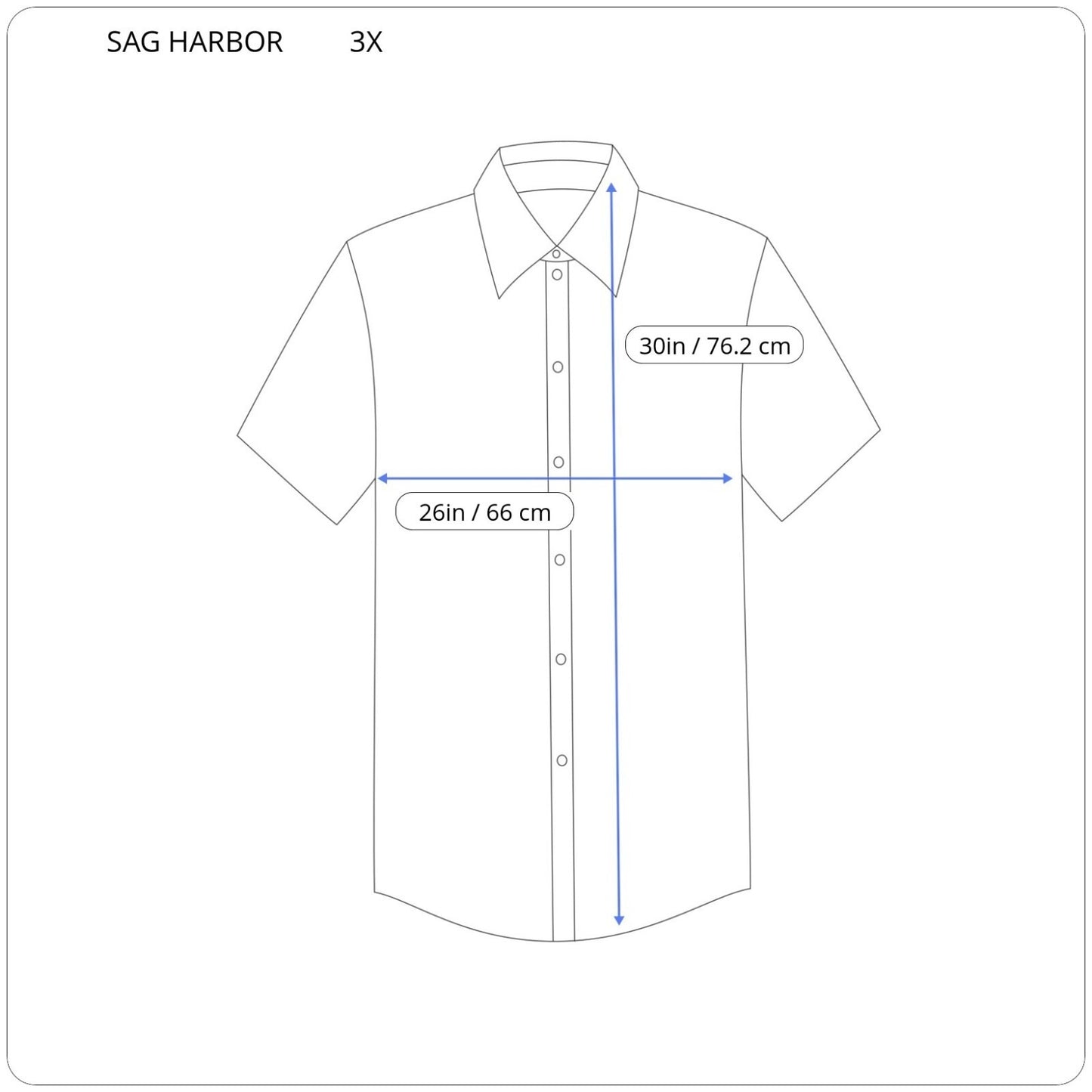 Sag Harbor Womens 3X Plus Size Top Blouse Brown Geometric V-Neck Button Up Rayon