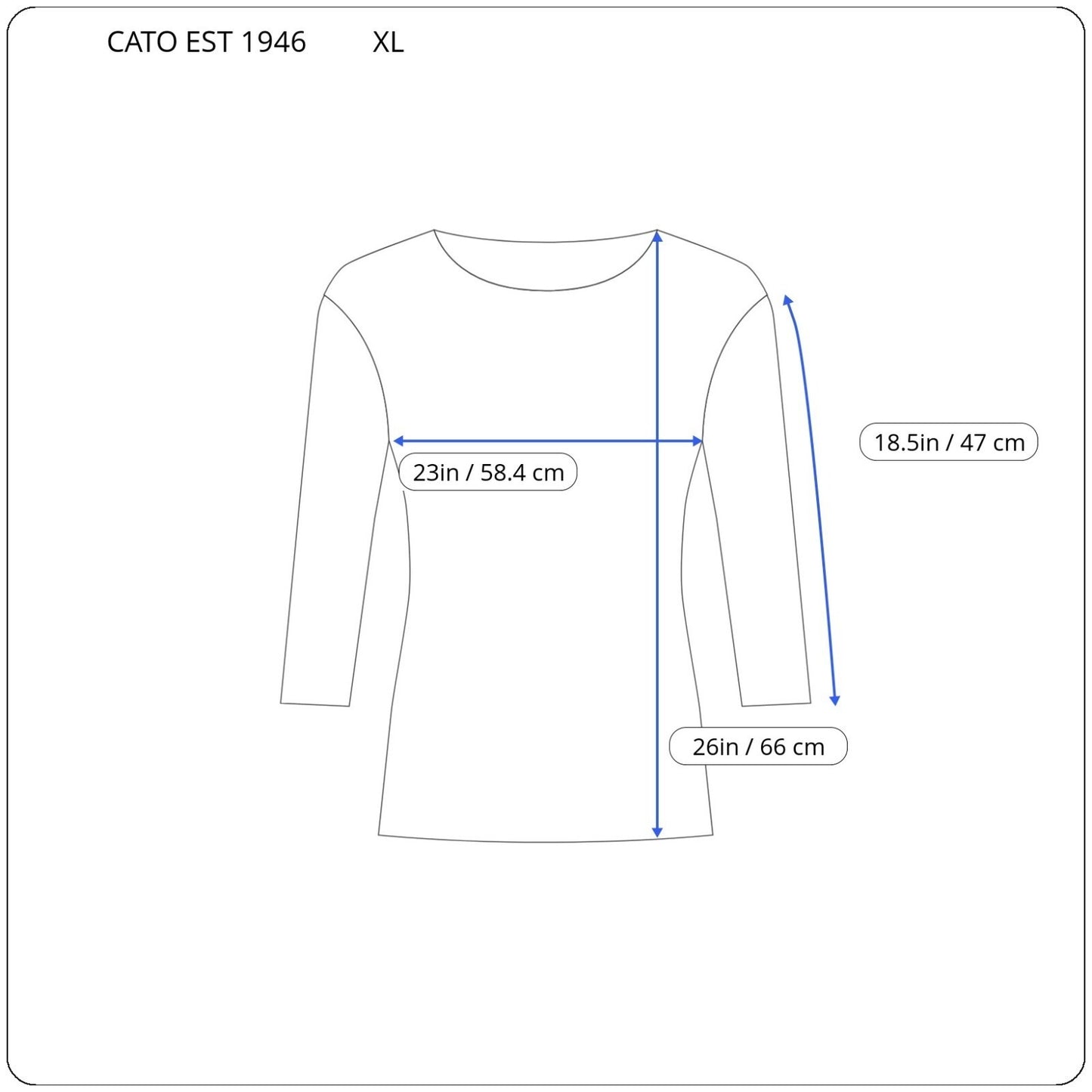 Cato Est 1946 Womens Top XL Knit 3/4 Sleeve Quarter Button Pink Black Stripe