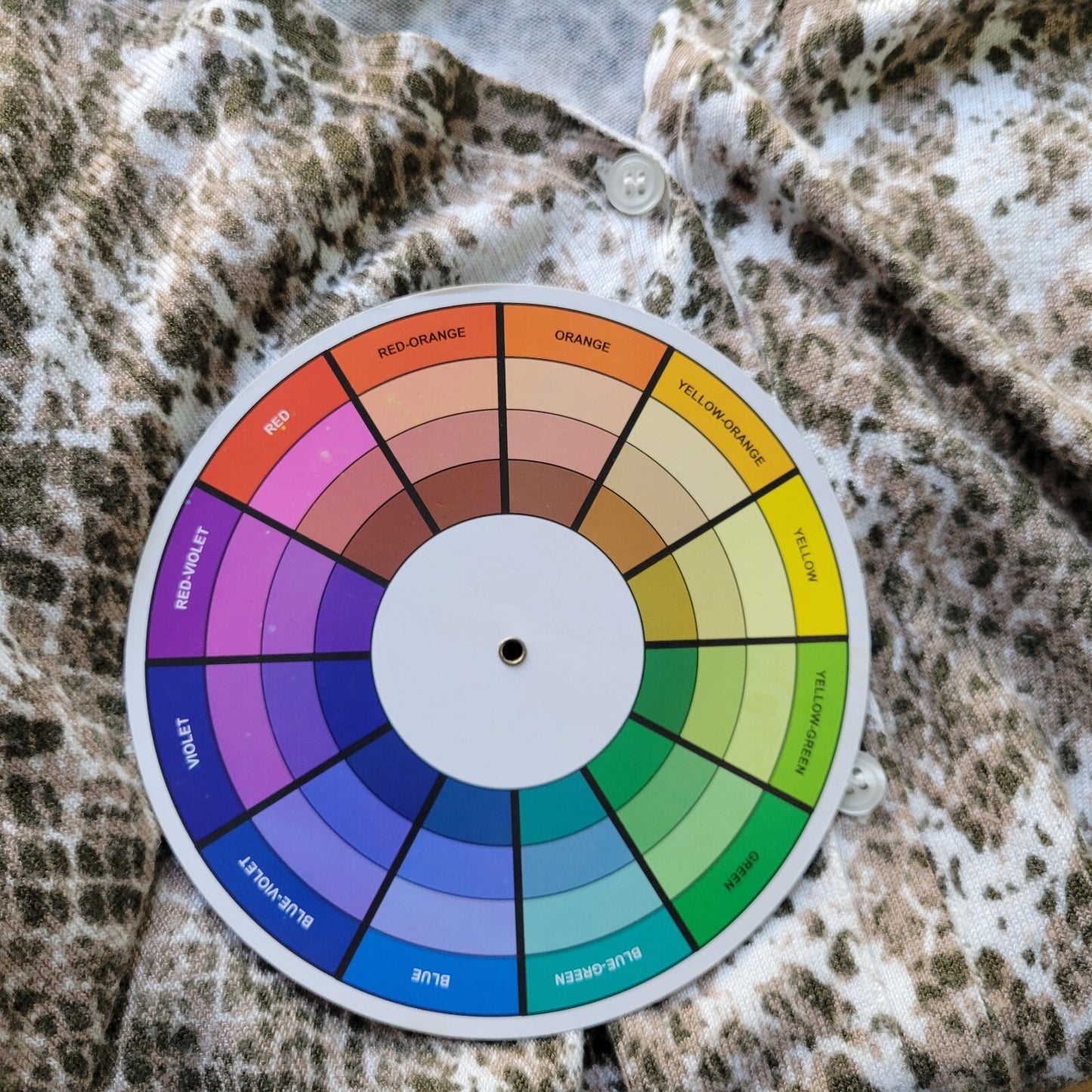 Roz Ali Womens Top 3X Plus Cardigan Button Up 3/4 Sleeve Tan Animal Lightweight