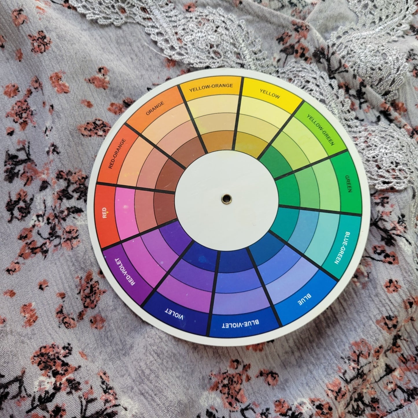 Maurices Womens Top Extra Large XL Baby Doll Gray Floral Lace Trim Sash Casual