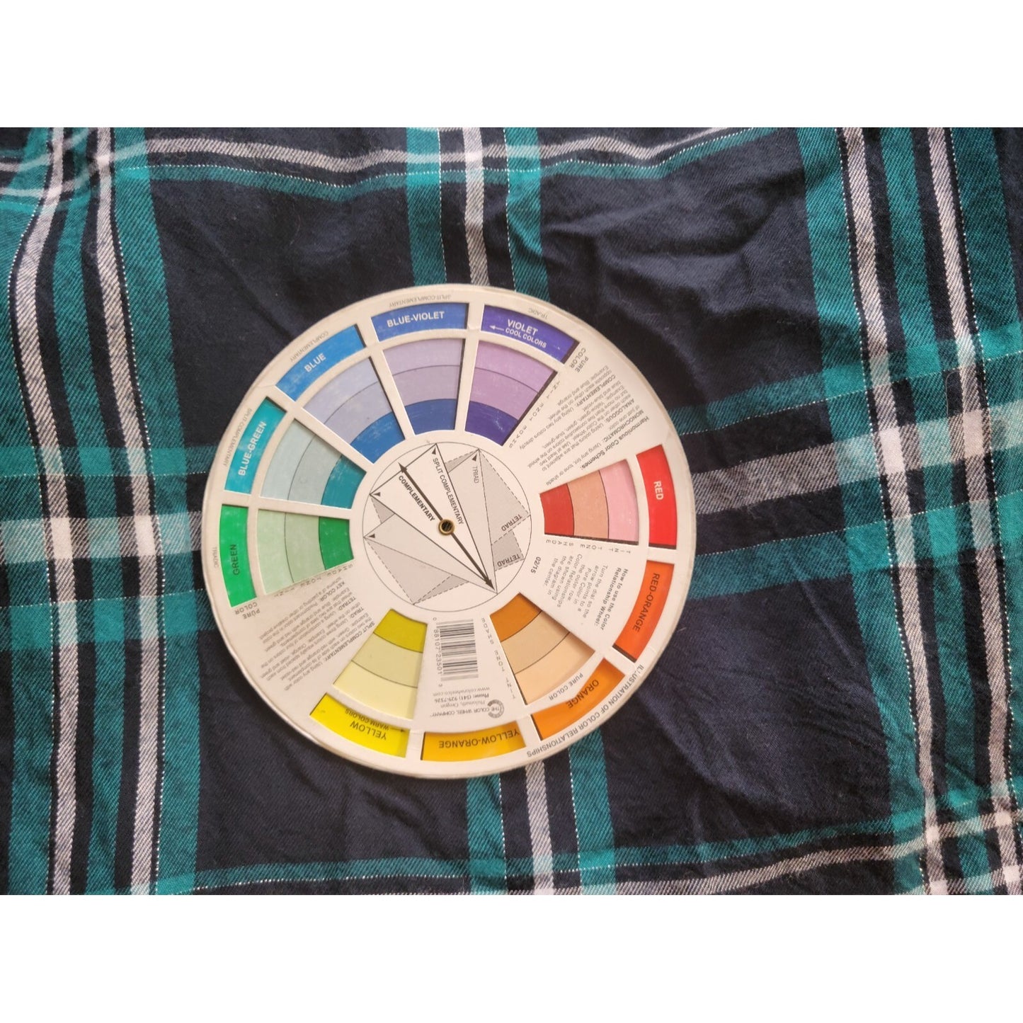 Lane Bryant Women Top 18 Plus Elastic Long Sleeve Pullover Blue Metallic Plaid