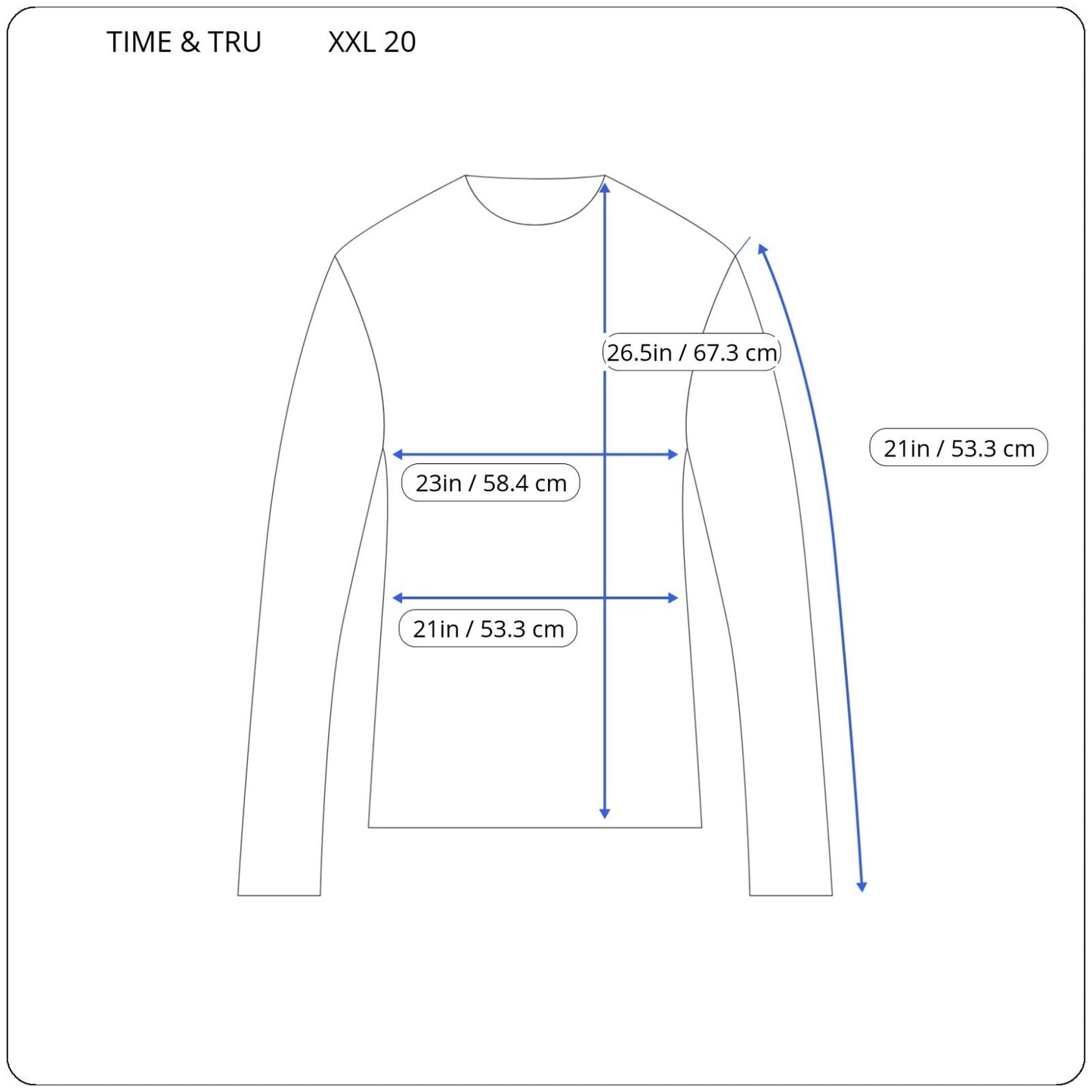 Time Tru Womens Top XXL 20 Plus Long Sleeve Peasant Pink Check Keyhole Back