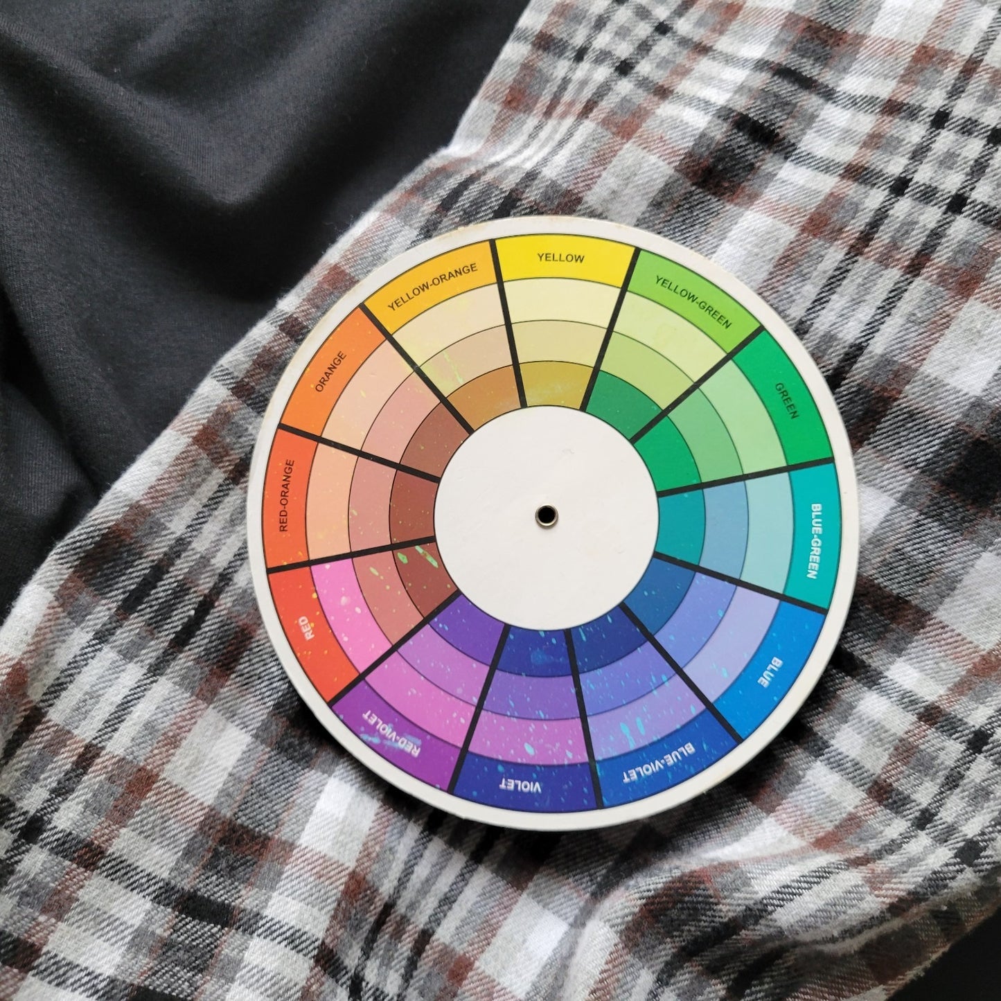 Shein Curve Womens Top 2XL Plus Tunic 3/4 Sleeve Black Plaid Sash Mock Turtle