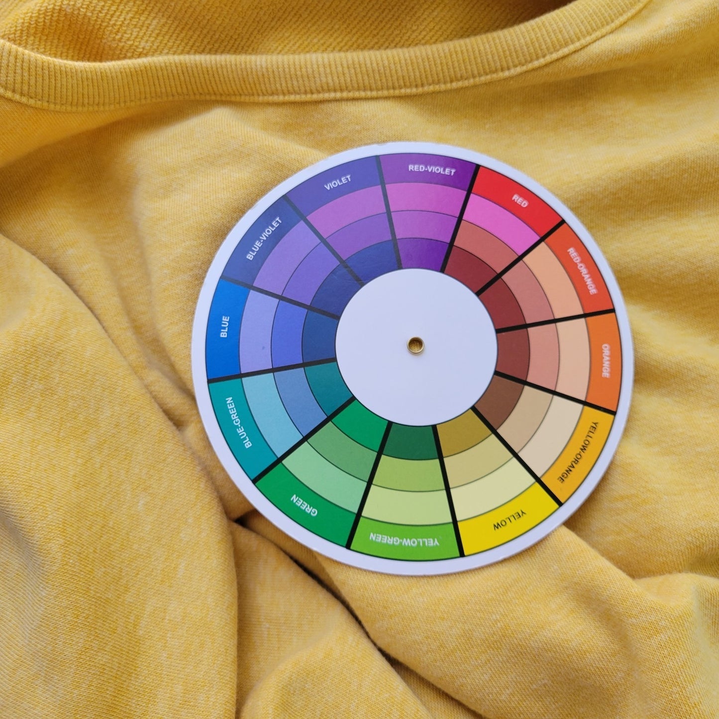 Croft Barrow Womens Sweatshirt 3X Plus 3/4 Sleeve Yellow Soft Deco Buttons Comfy