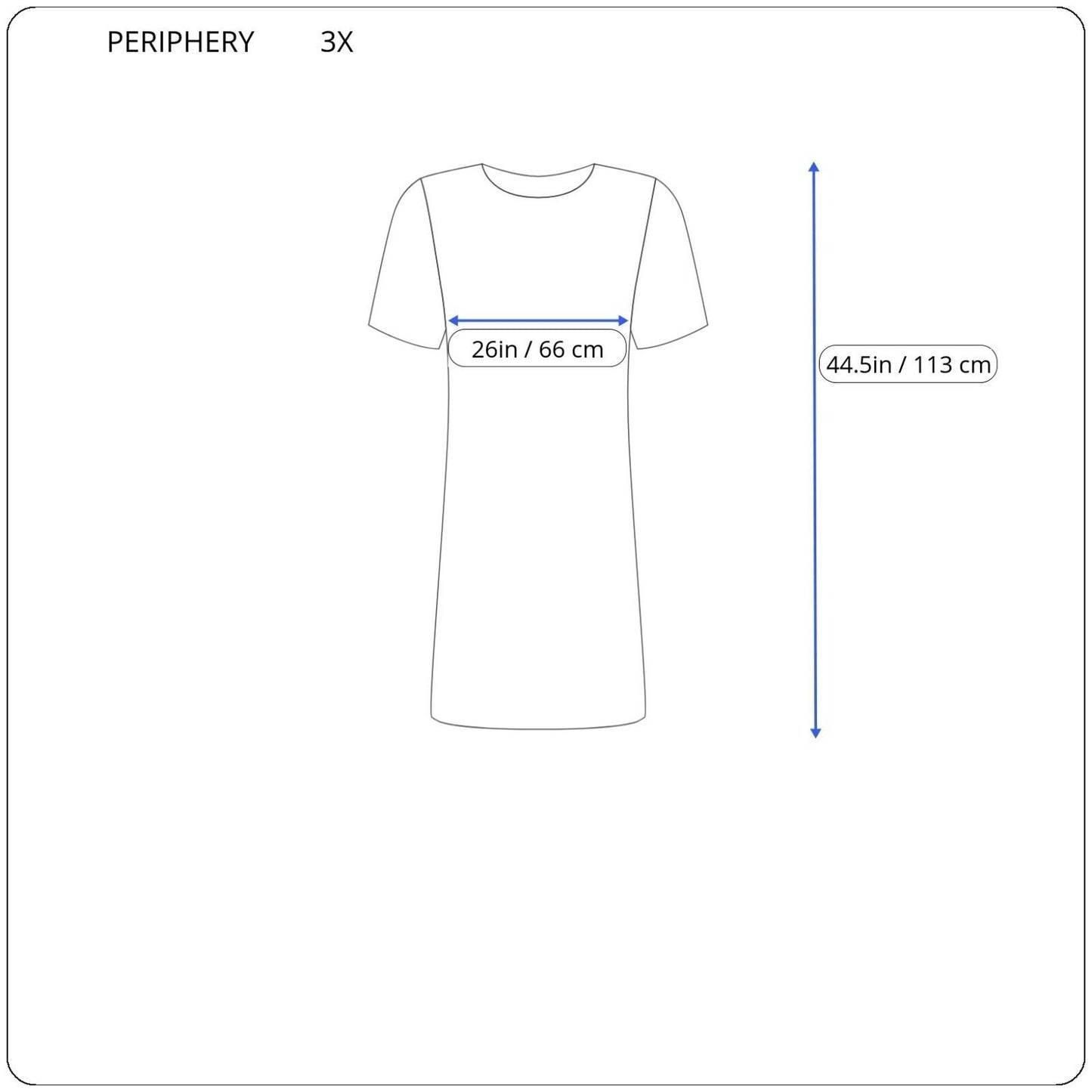 Vintage Periphery Womens Dress 3X Short Sleeve Pockets Blue Floral Lightweight
