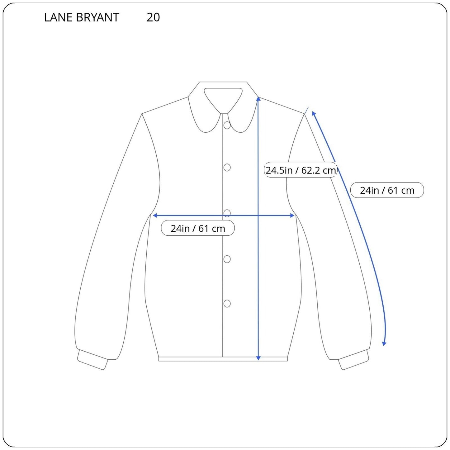 Lane Bryant Womens Shirt 20 Plus Button Up Collar Slimming Black Stripe Office