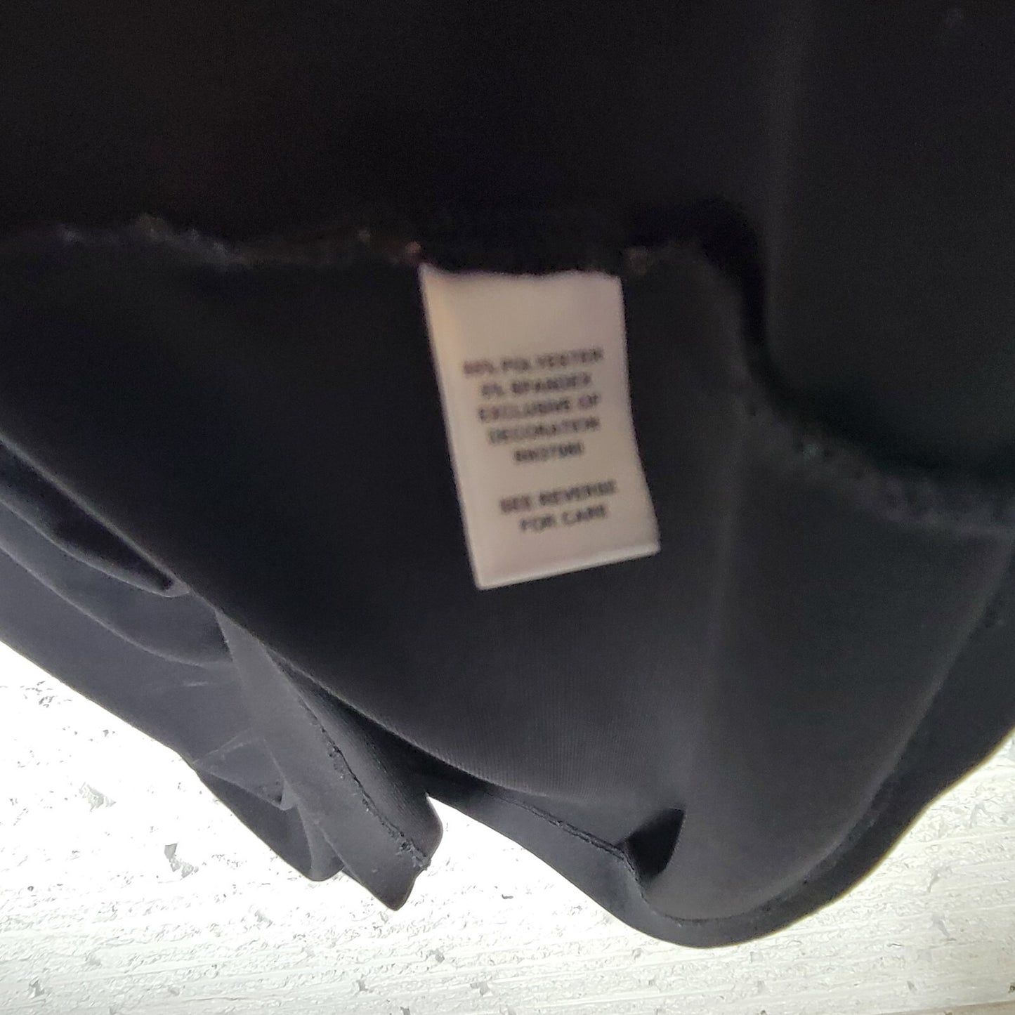 Cato Womens Top 26W 28W Plus Sleeveless Black Draped Neck Office Poly Blend