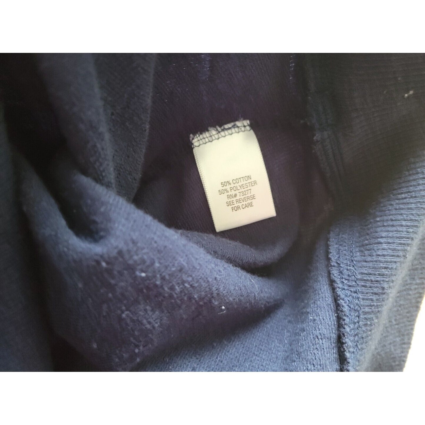 Apt 9 Womens Top Extra Large XL Long Sleeve Studded Blue Cotton Blend Casual