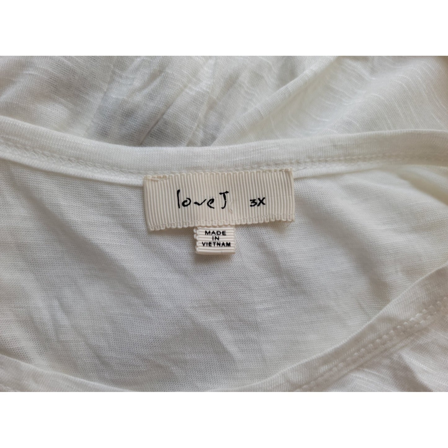 New York College Womens Top 3X Plus Tee Lace Up White Drive Like Wind Casual