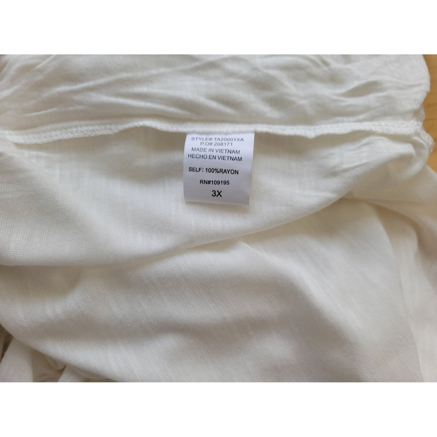 New York College Womens Top 3X Plus Tee Lace Up White Drive Like Wind Casual